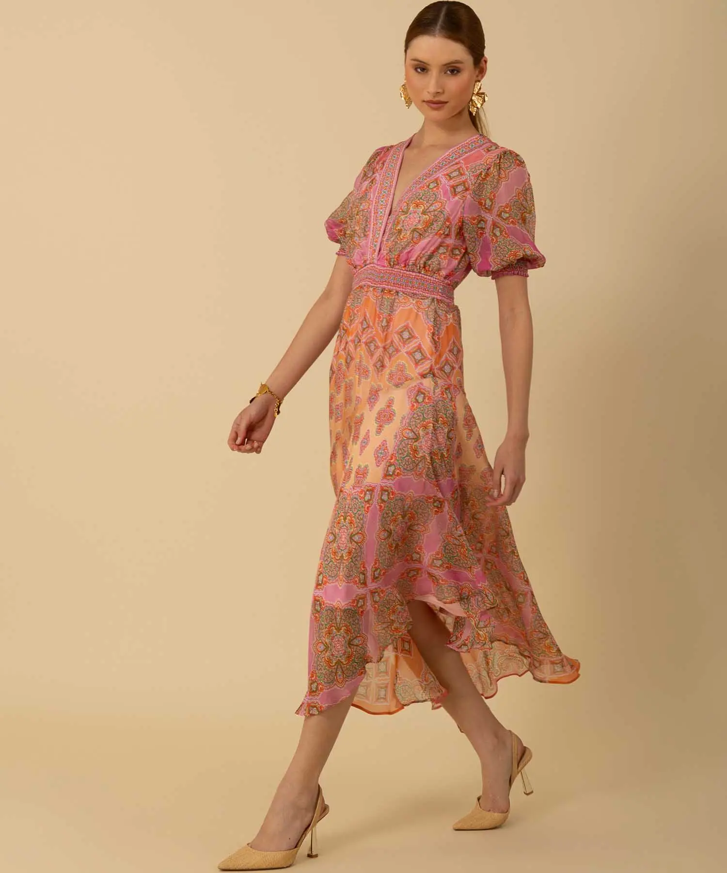 Hale Bob Seidenkleid Malaya | Los Angeles