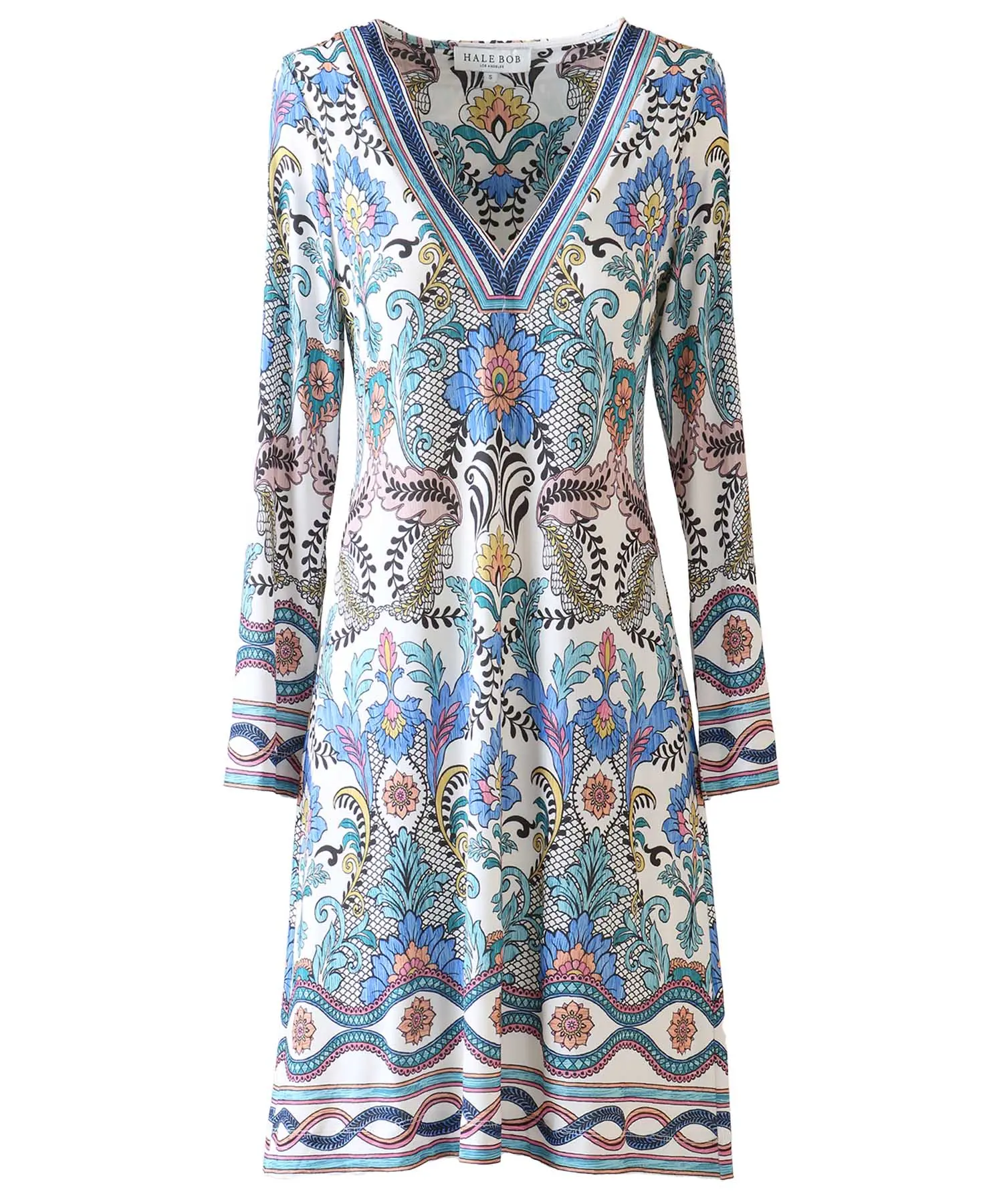 Hale Bob - Kleid  | Blumen-Ornament-Druck | 3/4-Arm