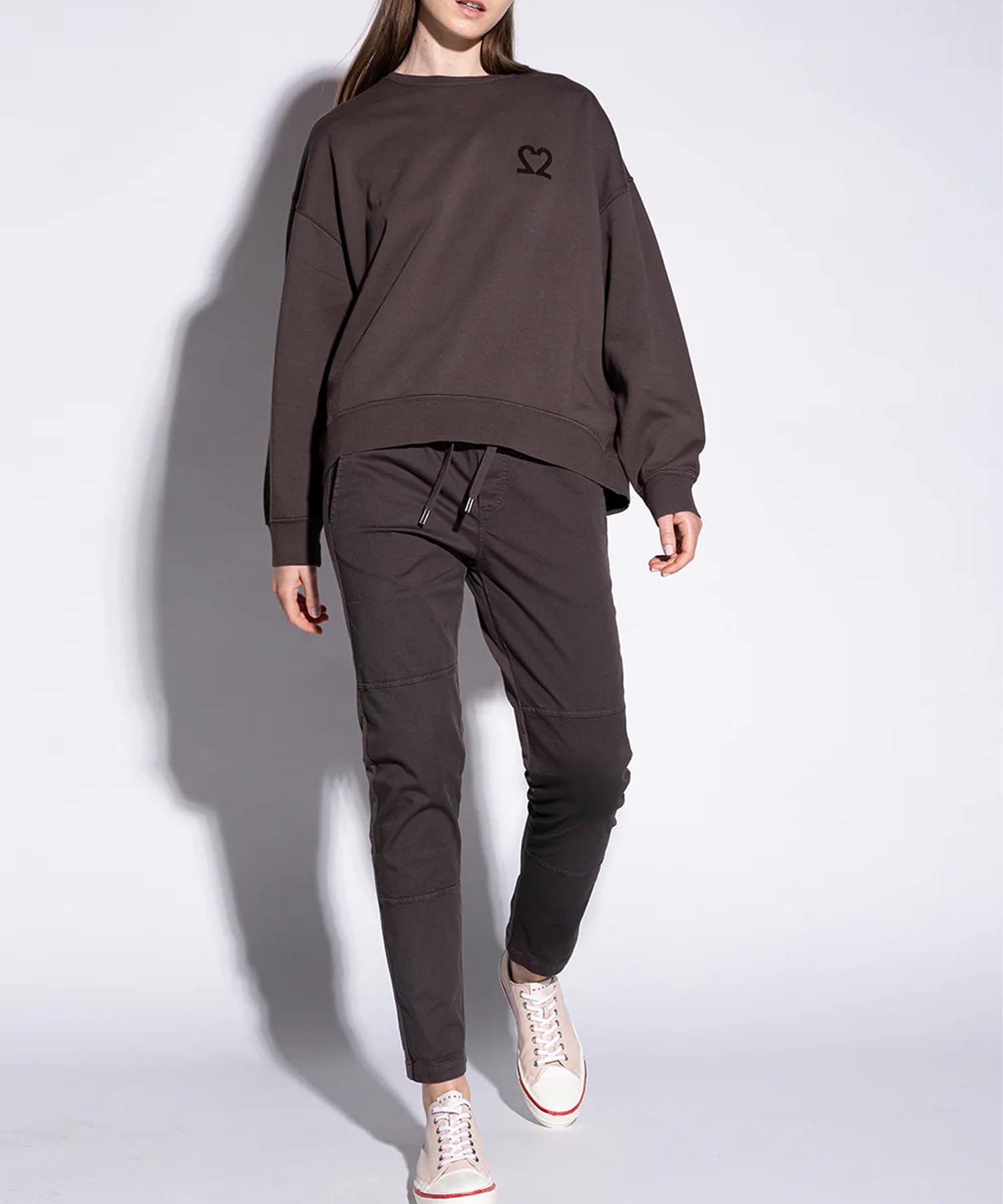 You Too Sweatshirt Tessa aus Baumwolle in braun
