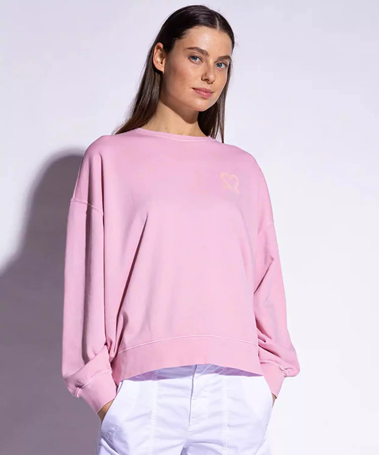 You Too Sweatshirt Tessa aus Baumwolle in rosé