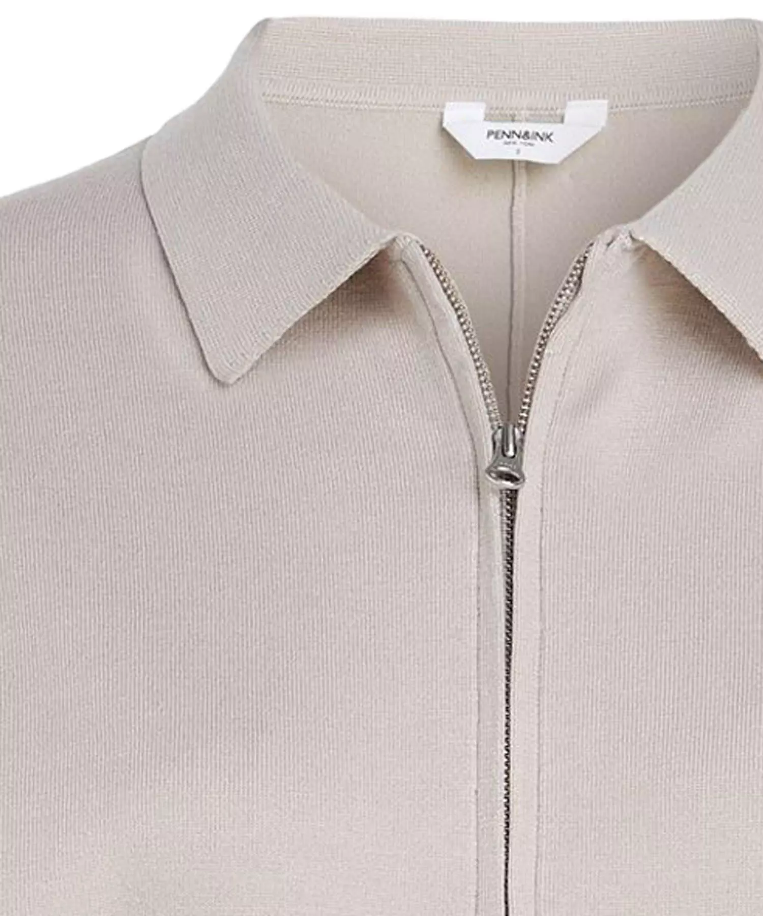 Penn and Ink Cardigan mit Reißverschluss