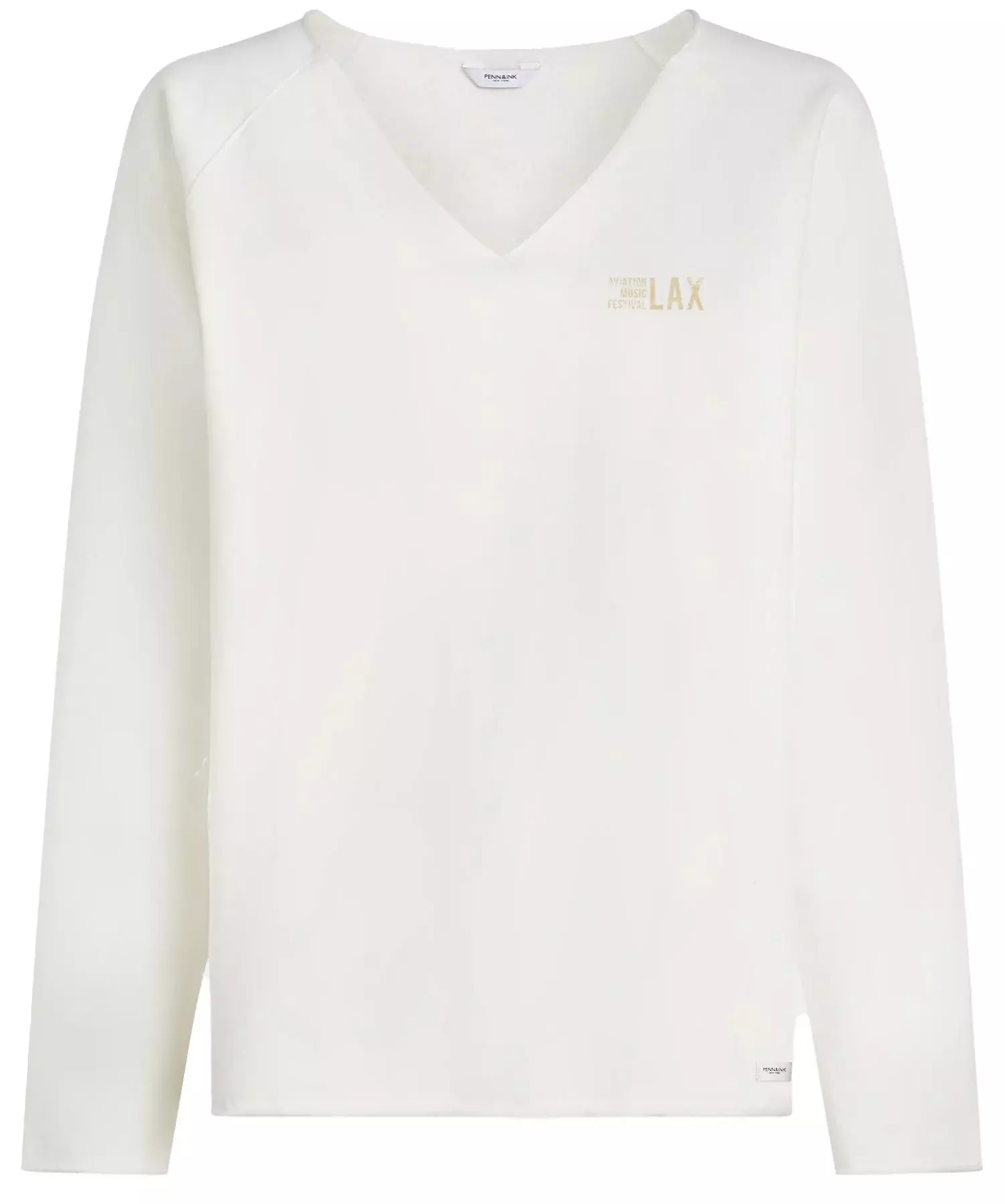 Penn and Ink Sweat mit Rückenprint in offwhite
