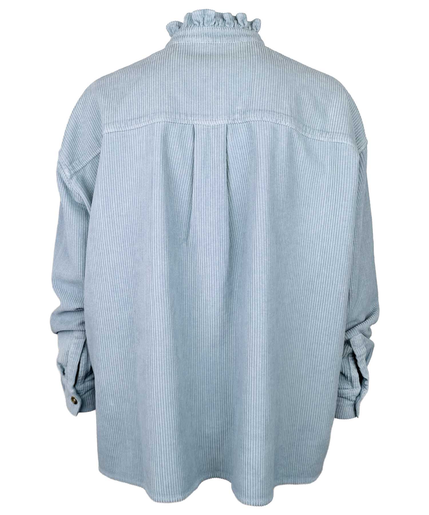 Narli Collection Cordbluse im lässigen Oversize-Look