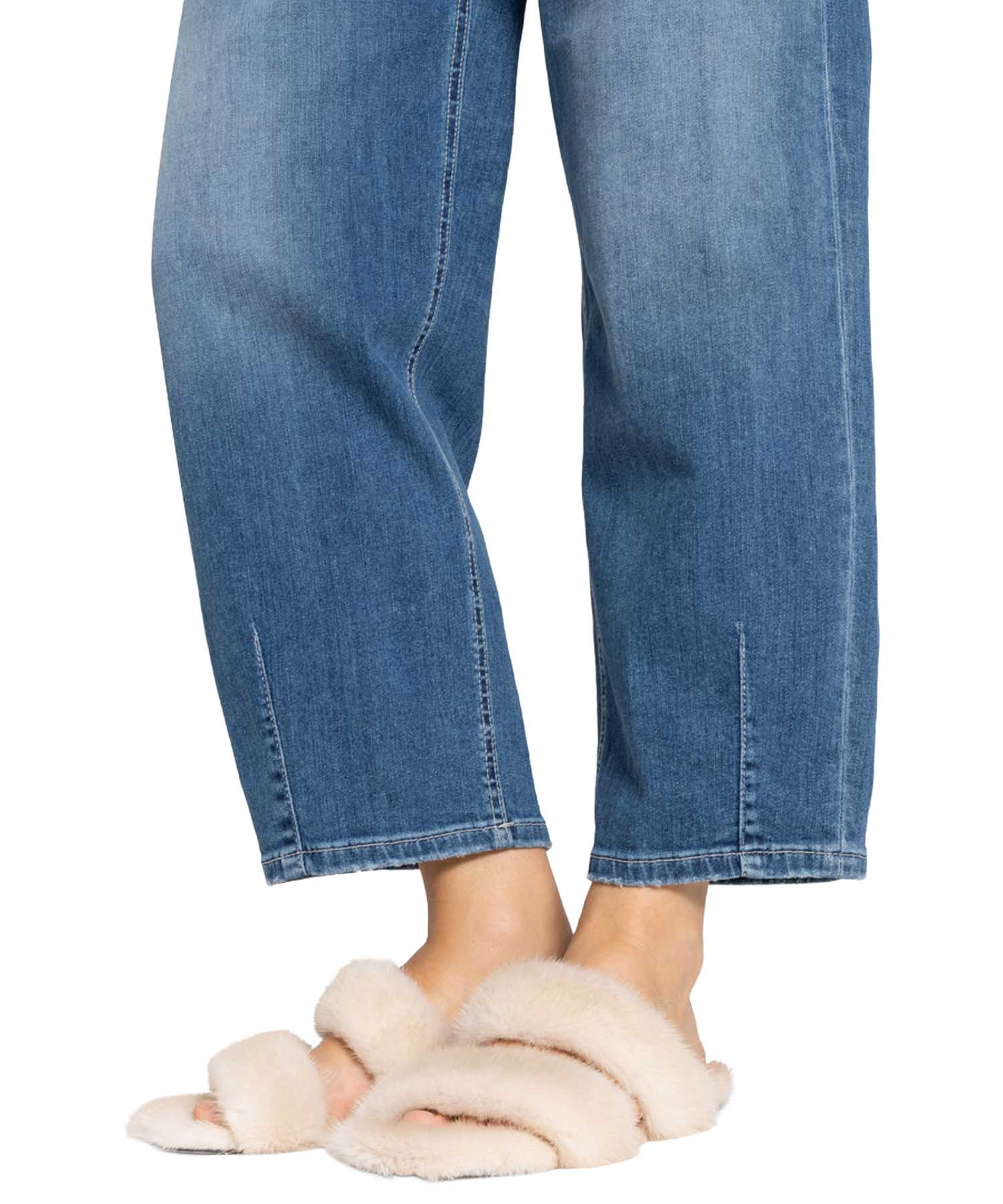 Cambio Jeans Elin Barrel Cropped in med. authentic used | Modehaus Wörmann