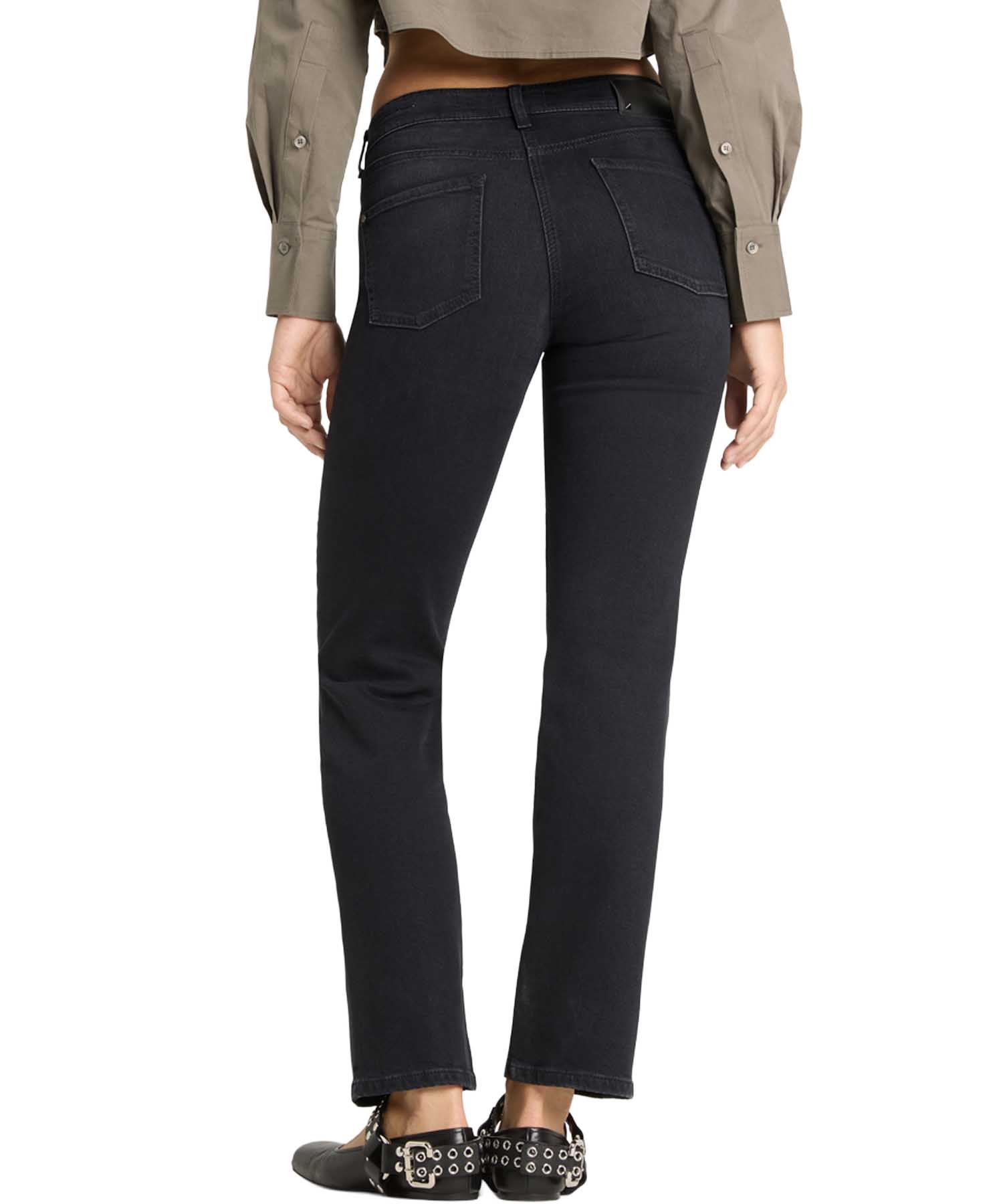 Cambio Jeans Piper | lange slim fit Jeans in schwarz für stilvolle Looks