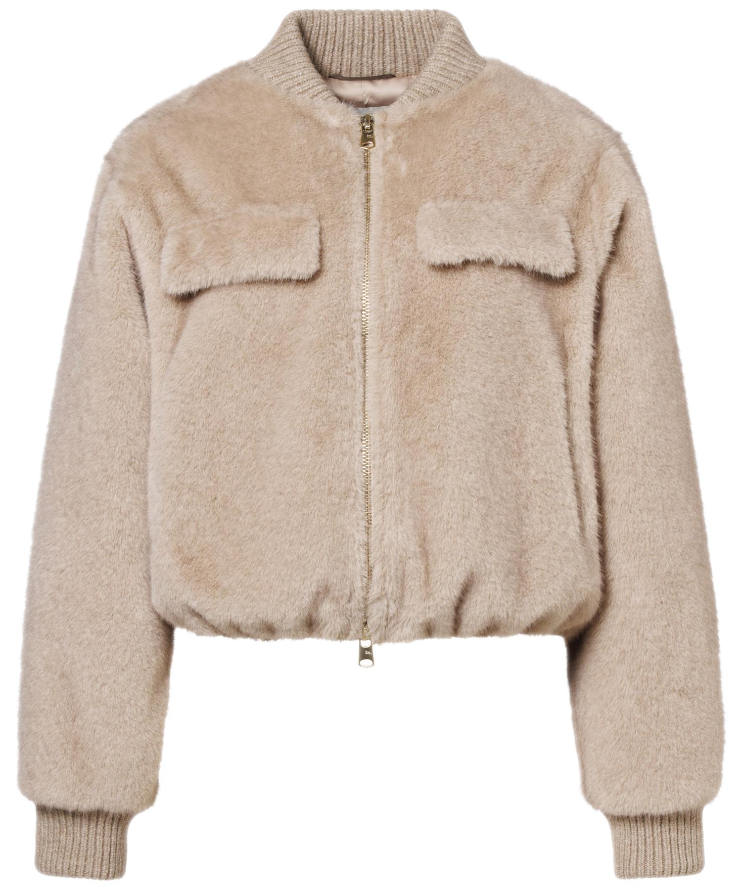 Beaumont kurze Jacke aus Webpelz