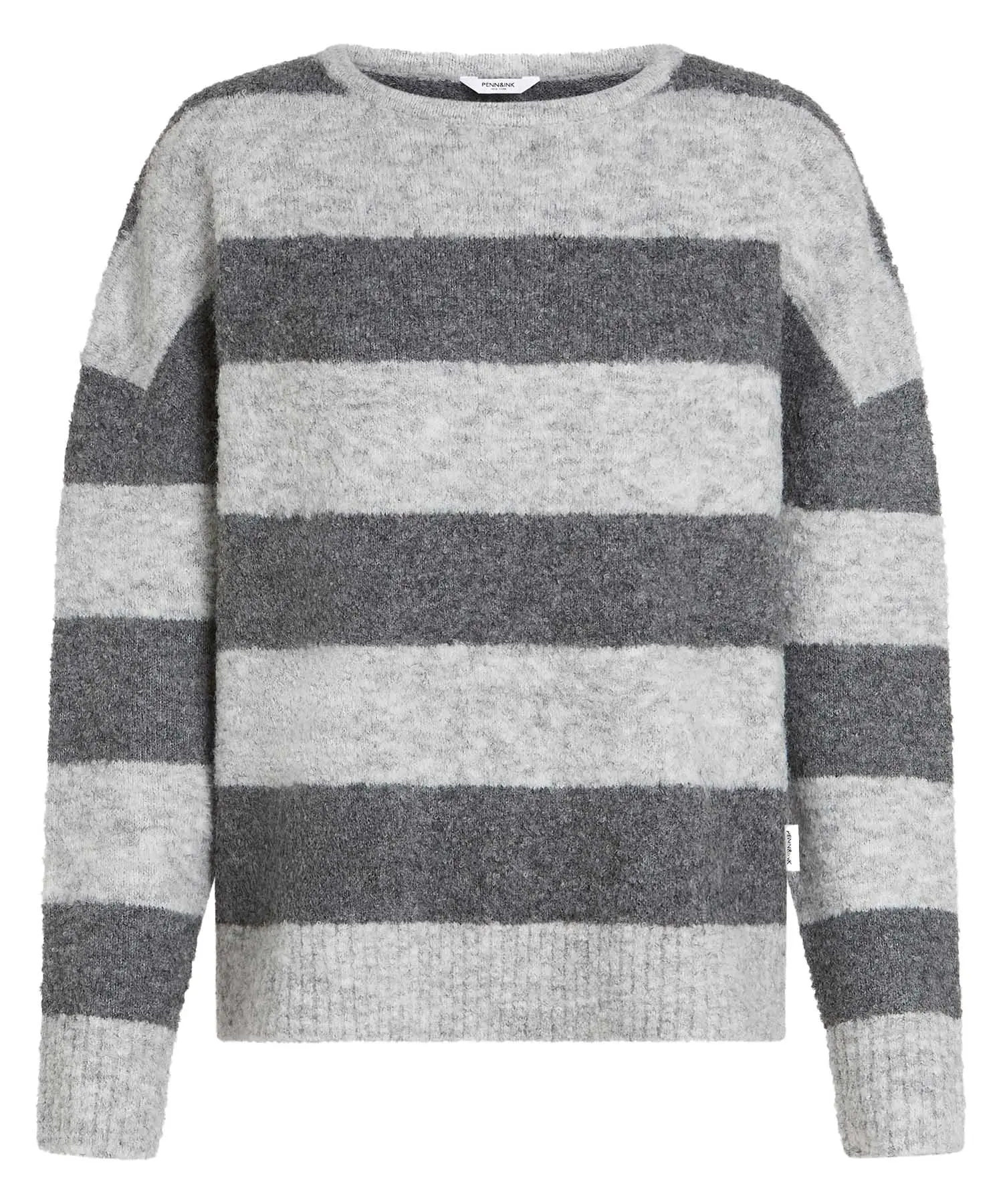 Penn and Ink kuscheliger Pullover im Streifendessin