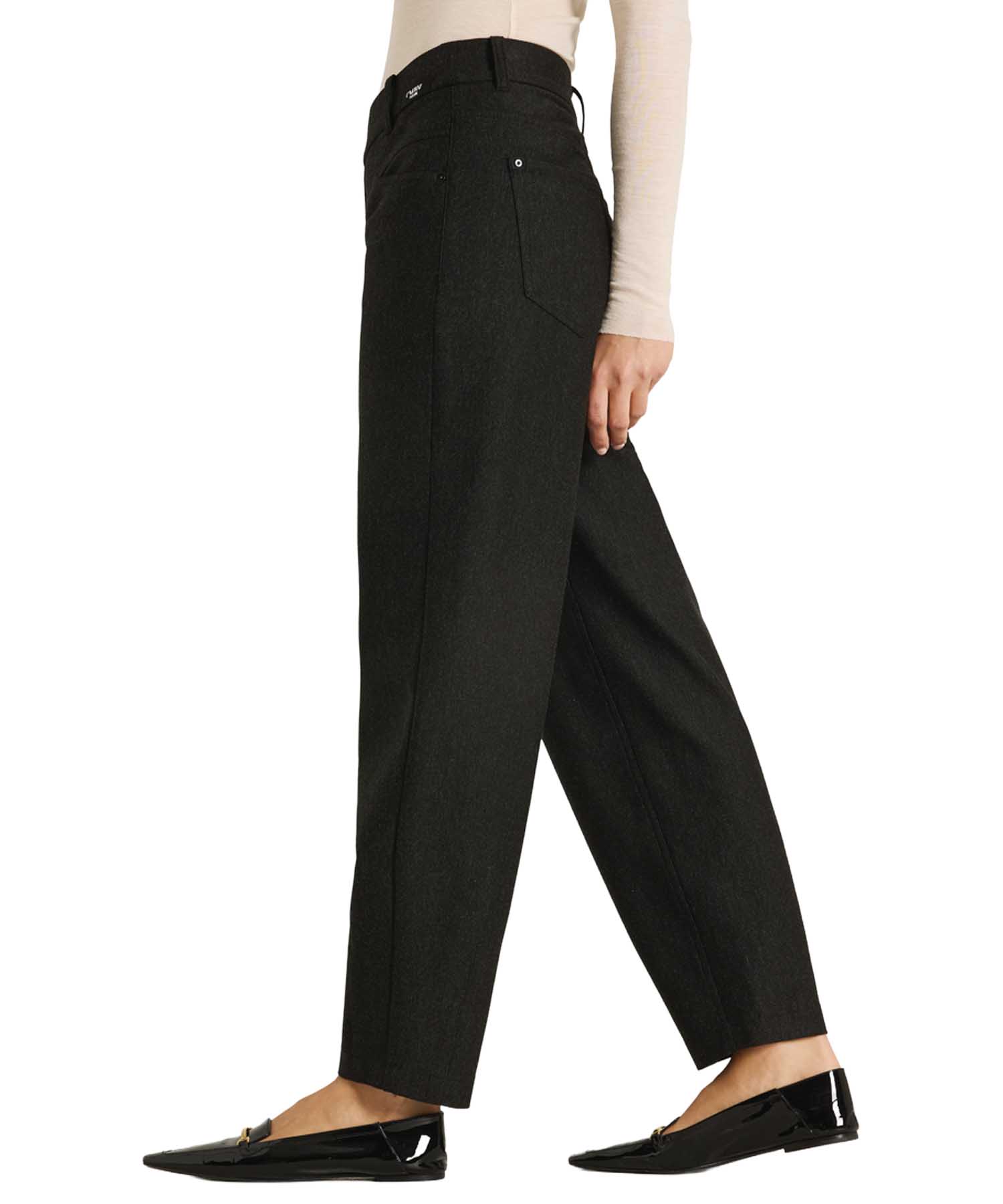 Cambio Hose Elin Jogg Long in Dark Grey Melange | Modehaus Wörmann