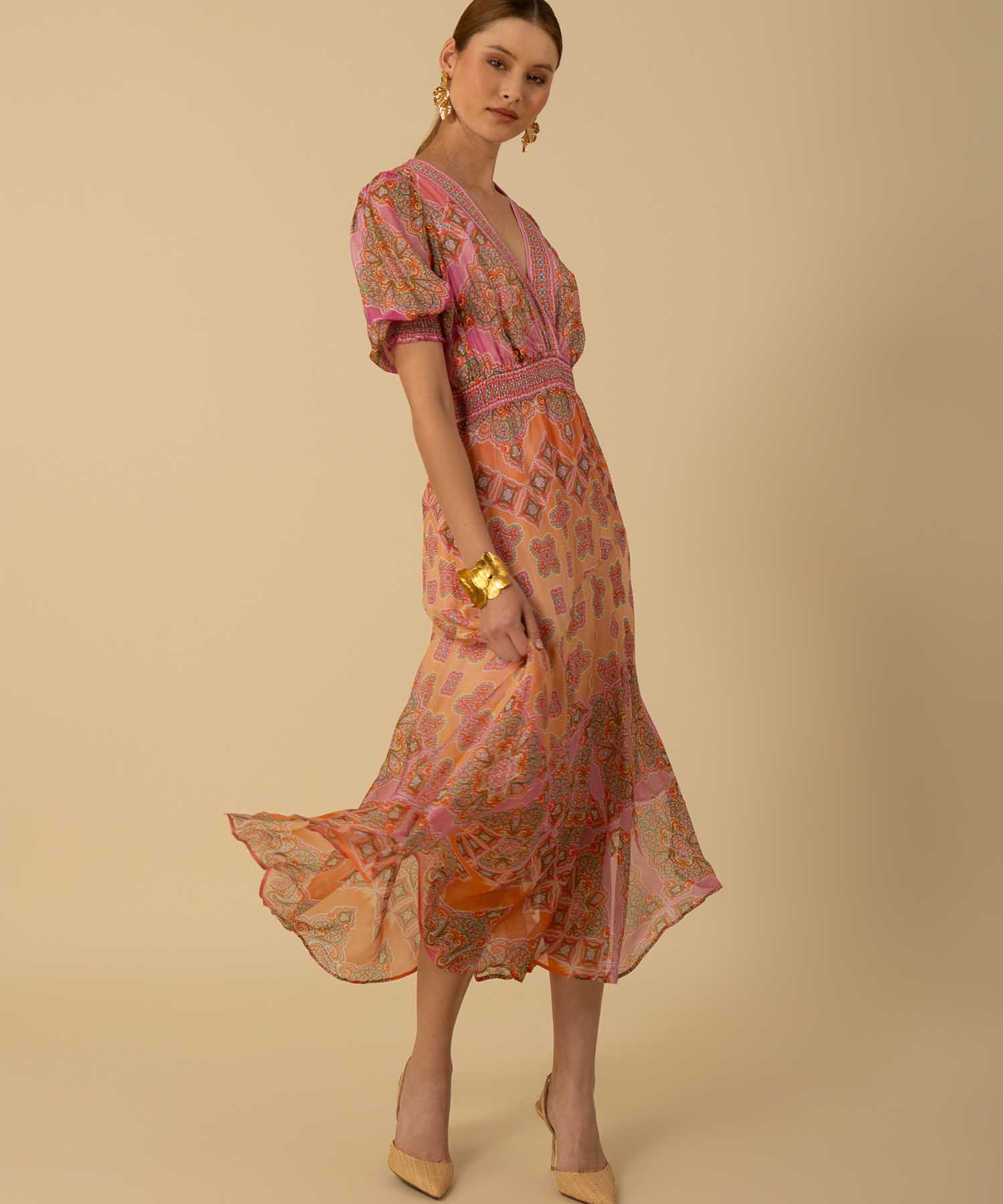 Hale Bob Seidenkleid Malaya | Los Angeles