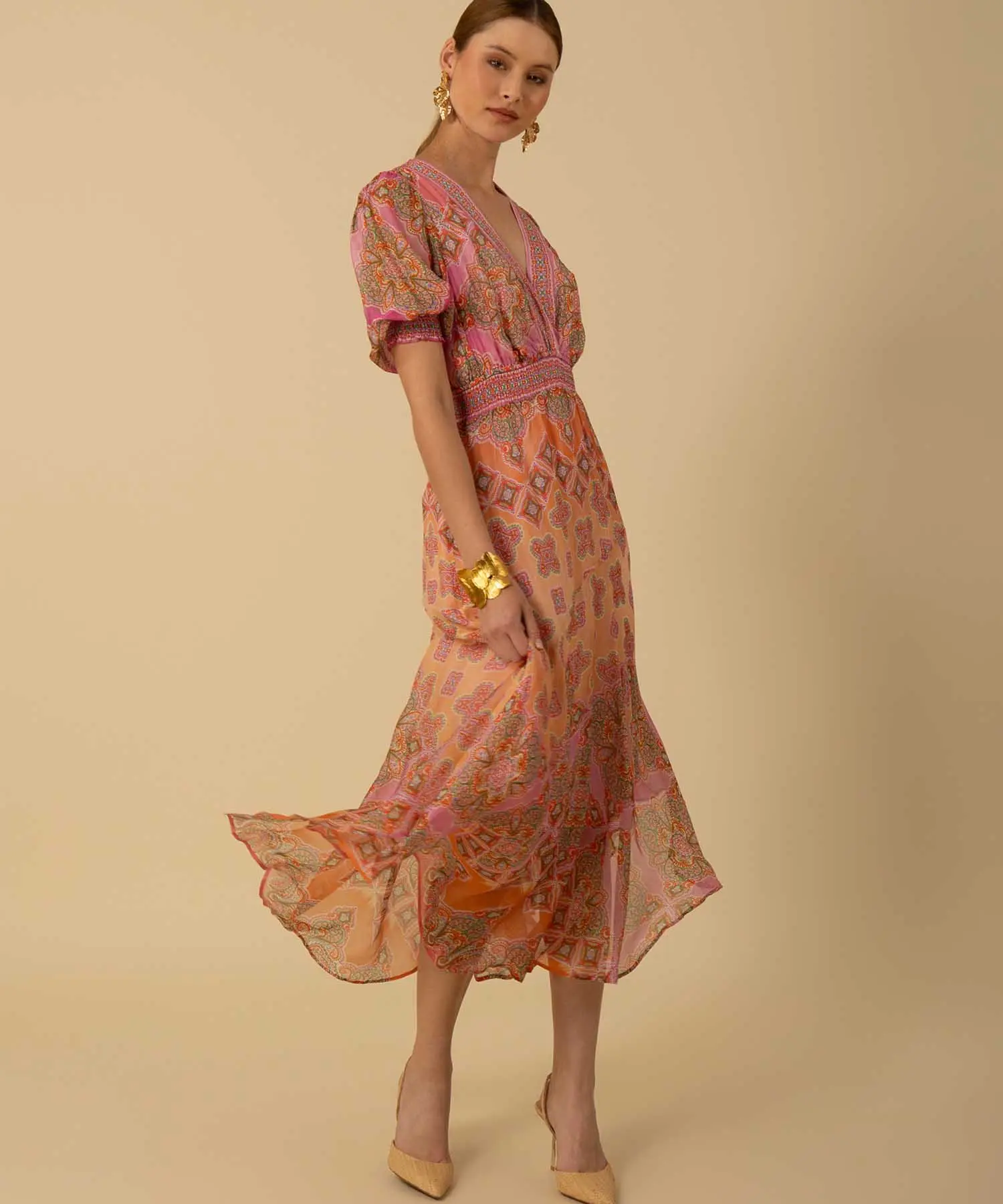 Hale Bob Seidenkleid Malaya | Los Angeles