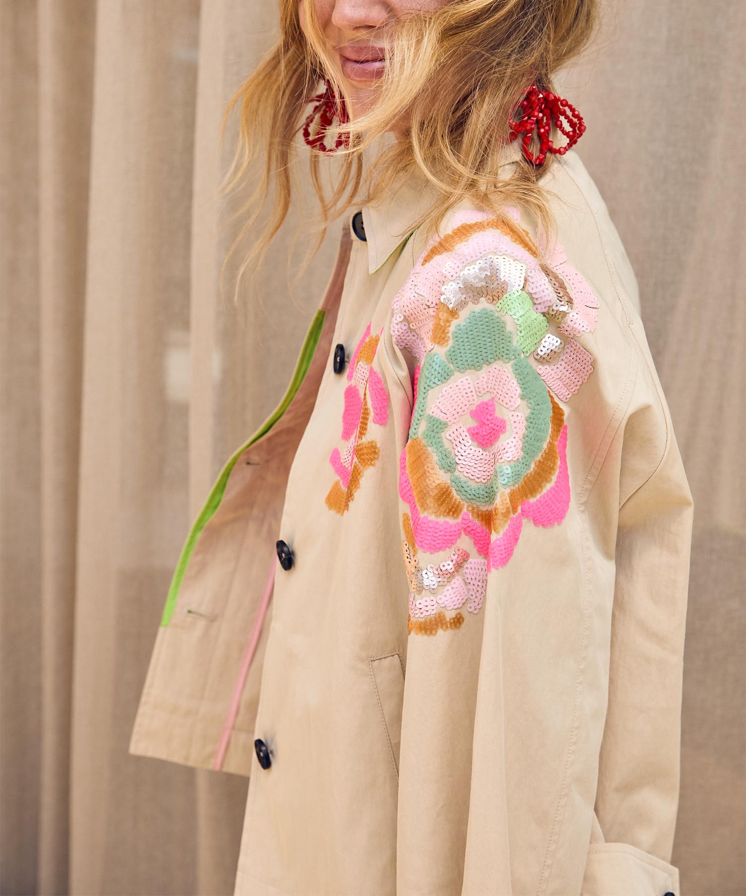 Como No. 1 Jacke Modell Blue in der Farbe sand