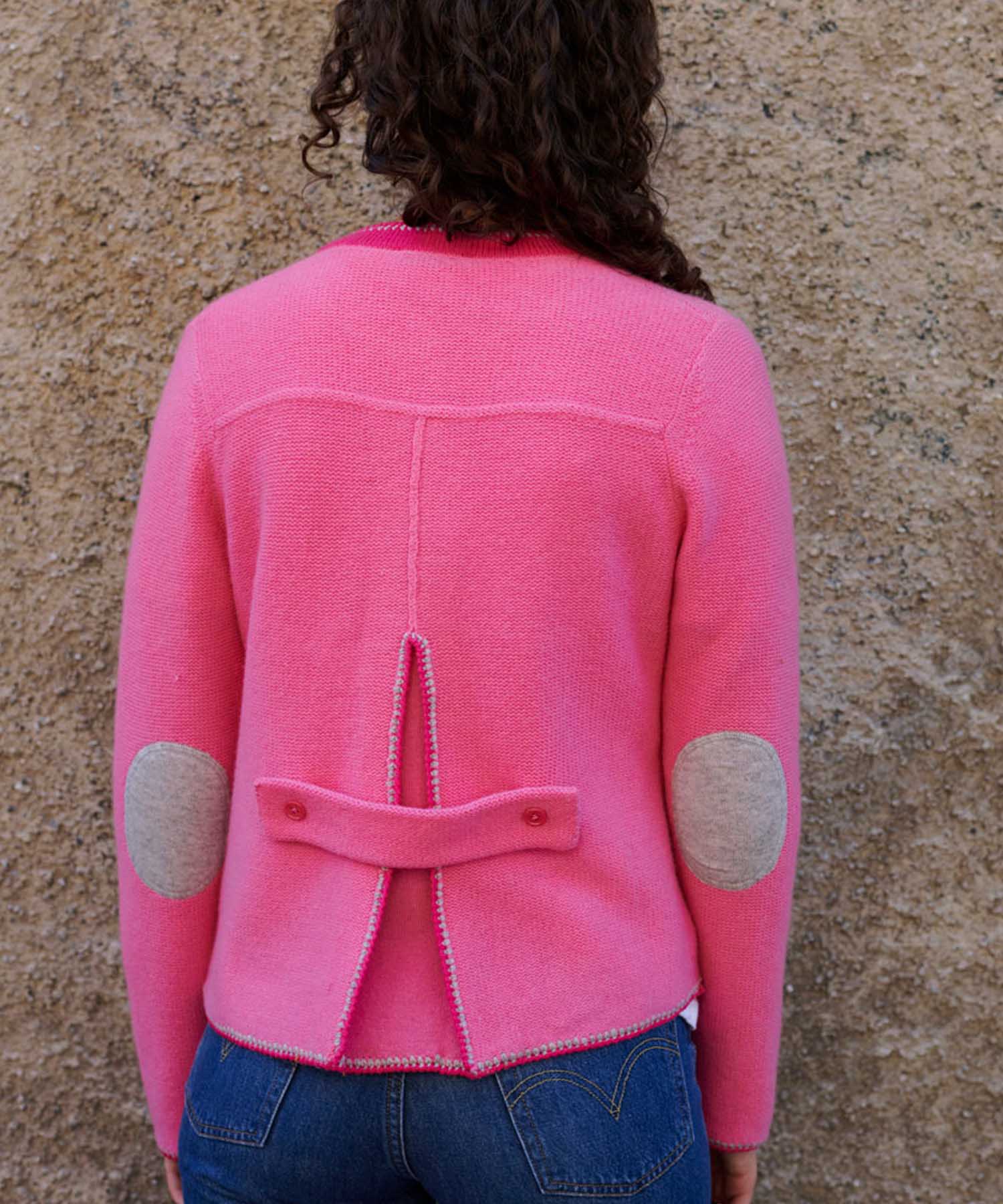 Princess goes Hollywood Cardigan aus Wolle-Cashmere in pink