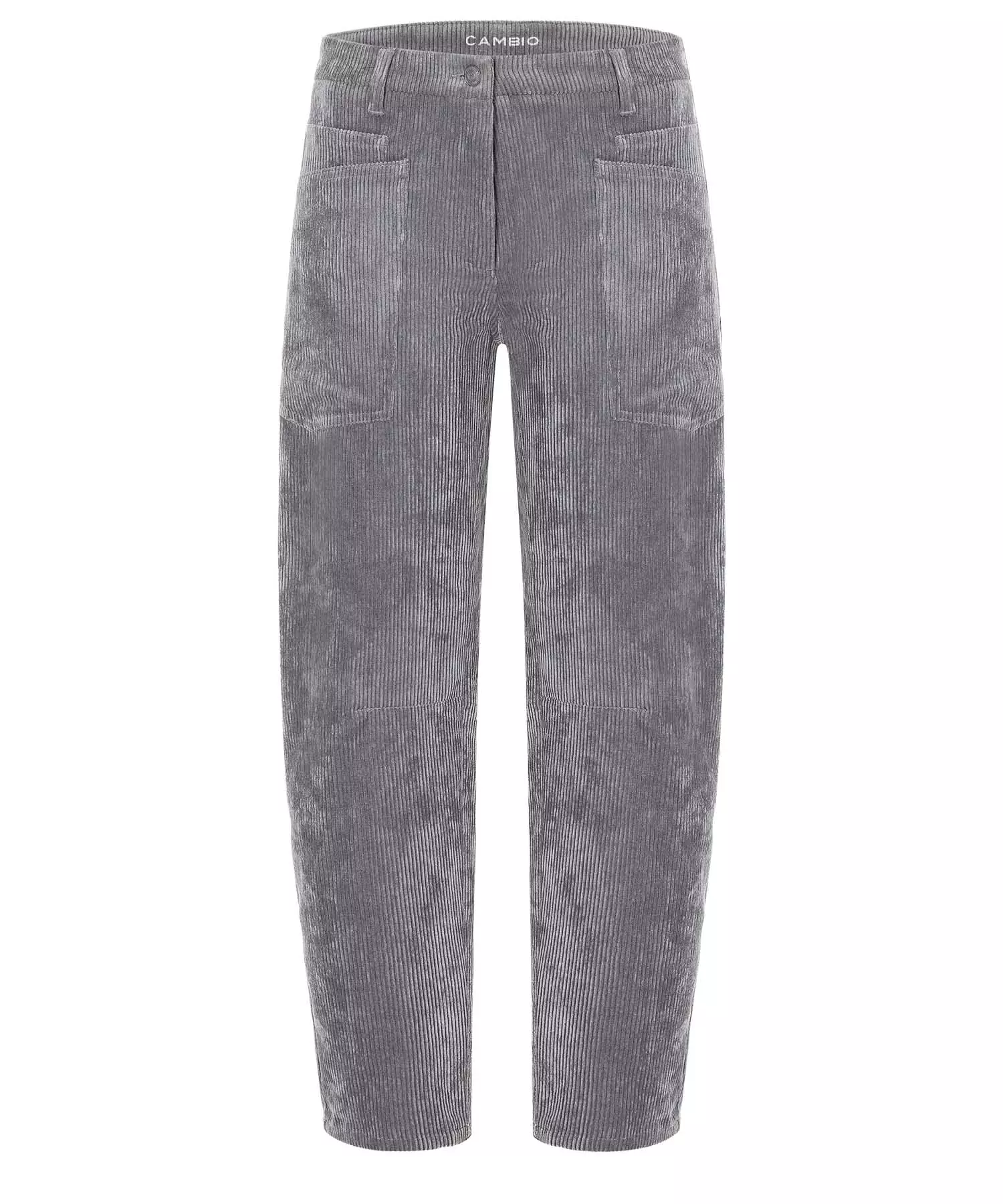 Cambio Cordhose Ocean – Farbe Alumino | Hochwertige Damen-Cordhose mit perfekter Passform