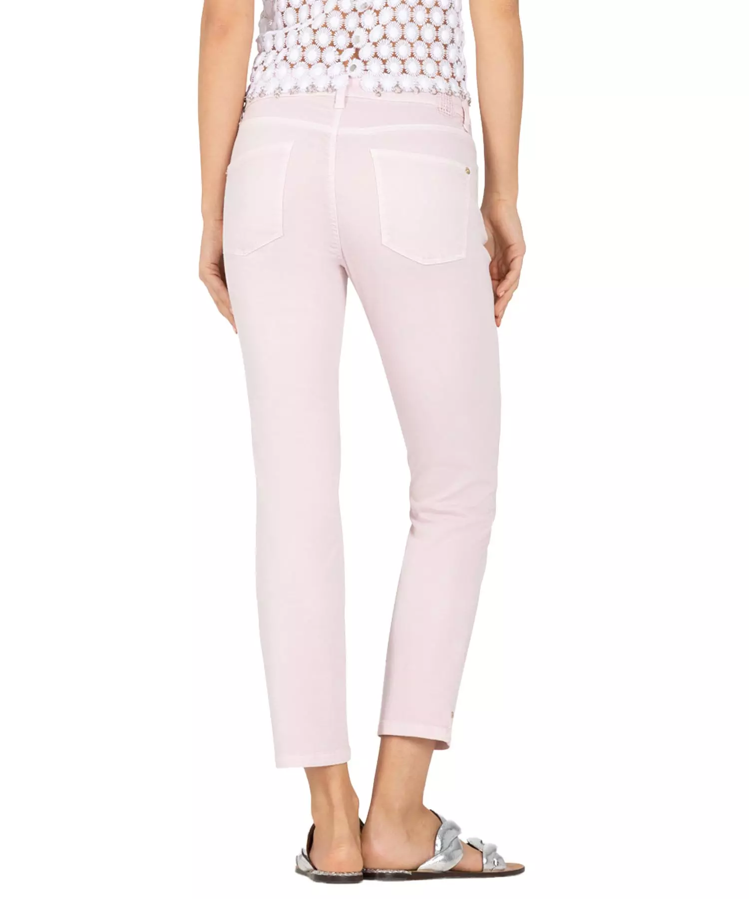 Cambio Jeans Piper short in Pastelltönen