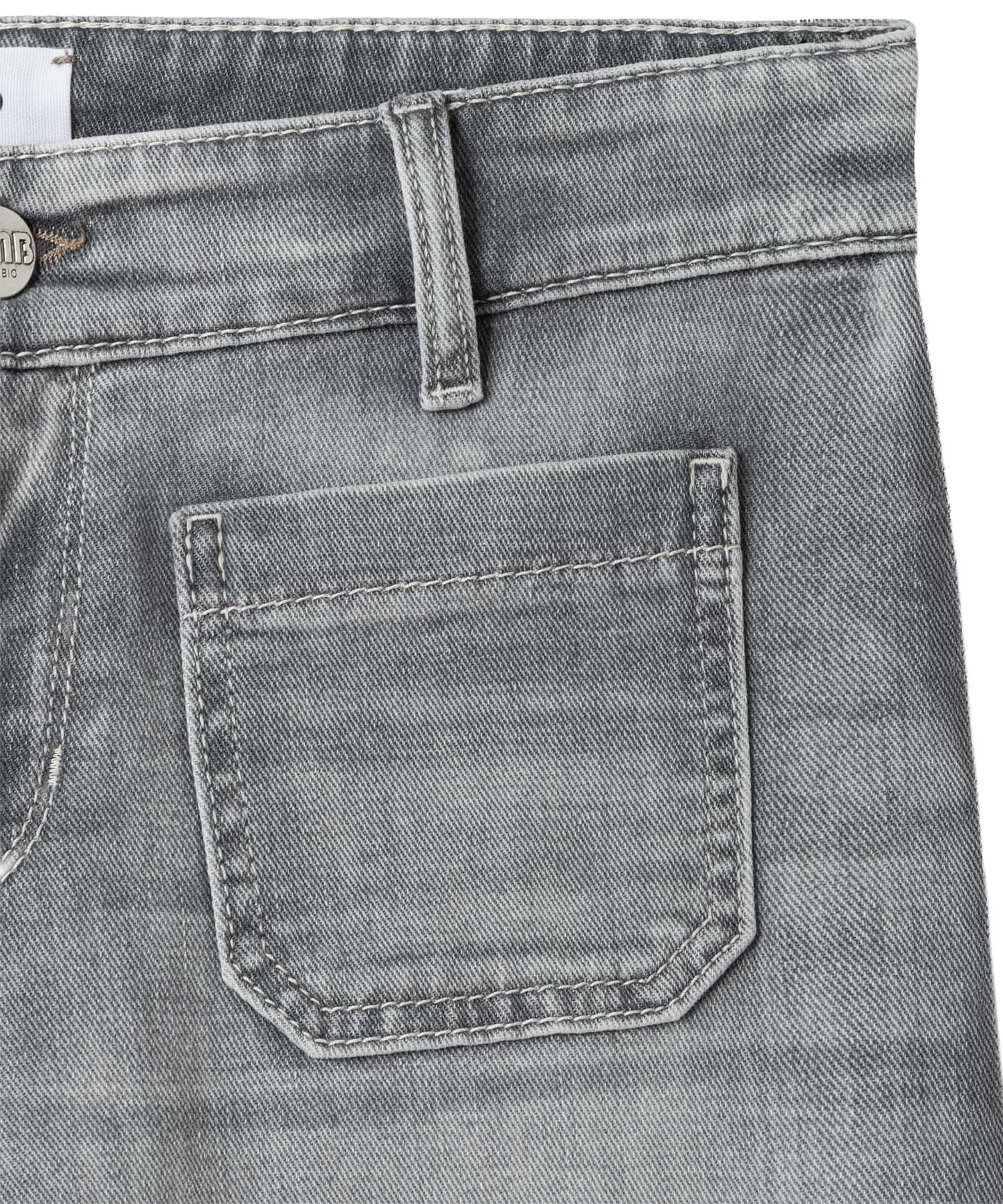 Cambio flared Jeans Amara in grau | Modehaus Wörmann