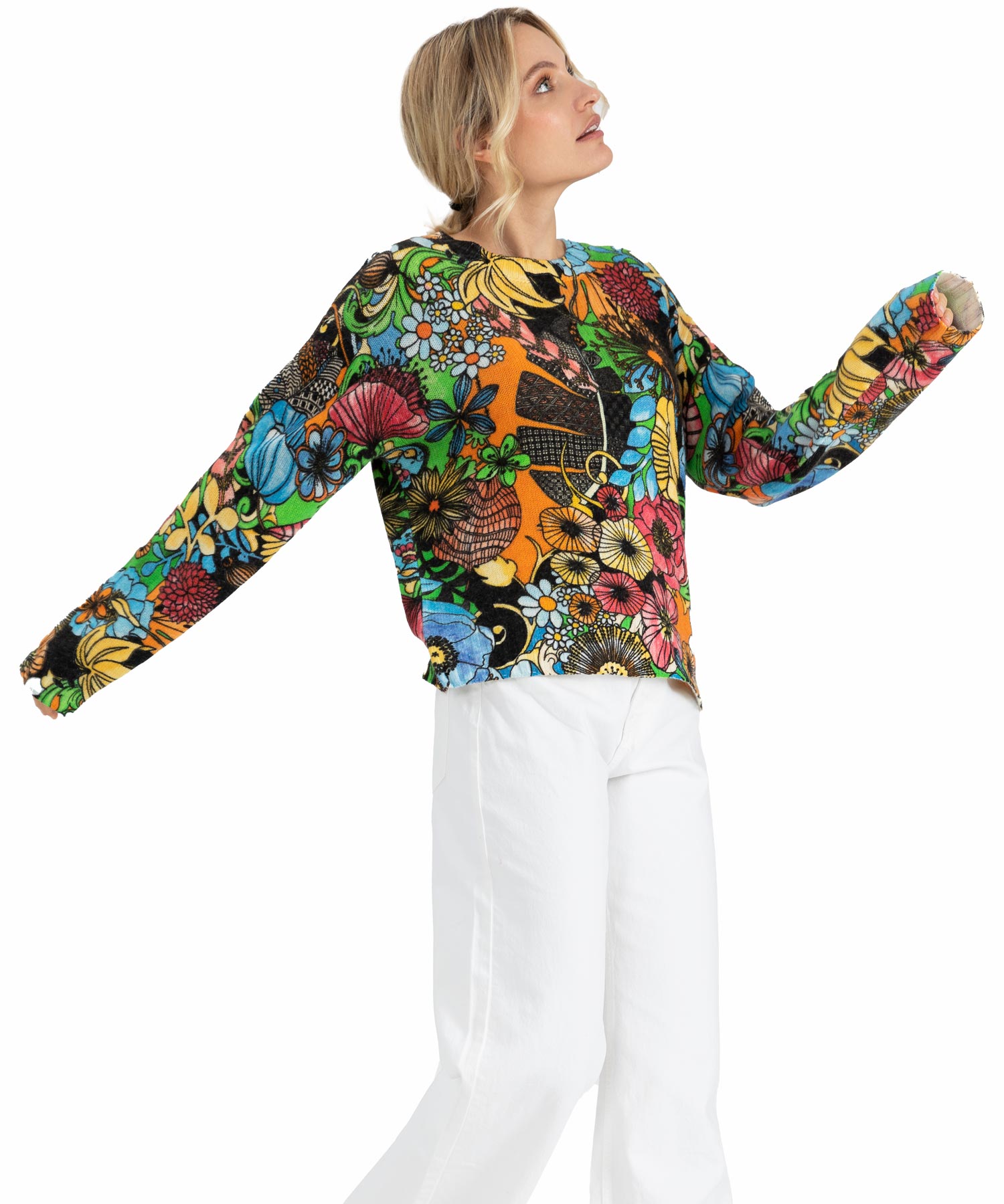 Princess goes Hollywood Pullover mit Blumendruck
