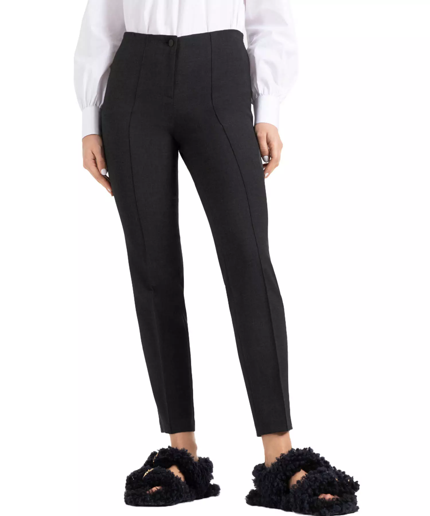 Cambio Hose Ros in Flanelloptik in anthrazit