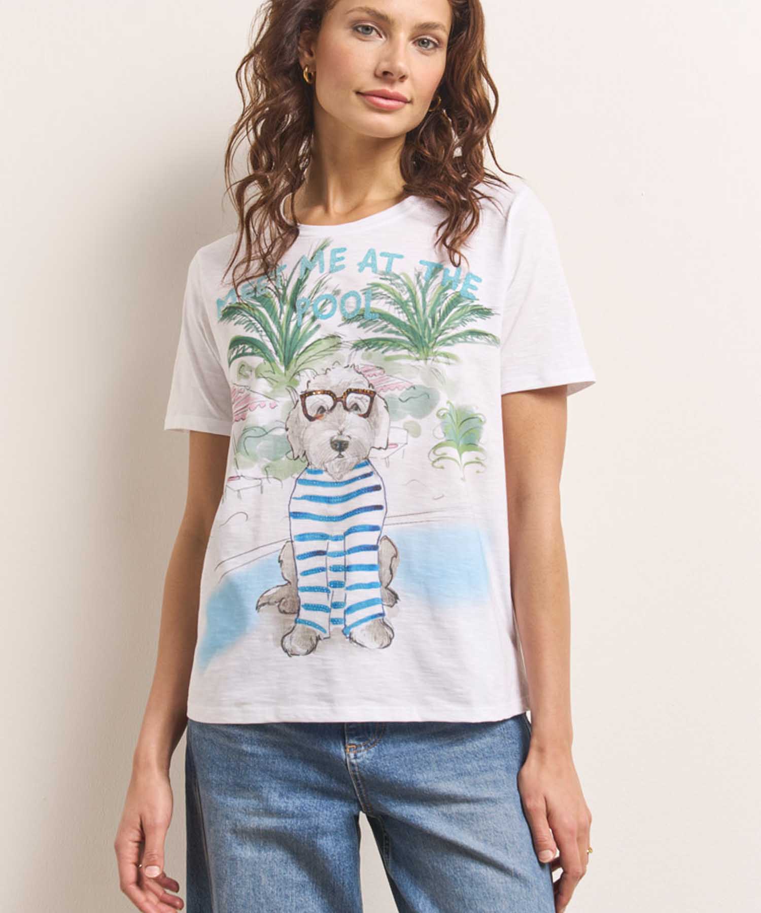 Princess goes Hollywood T-Shirt Pool Dog