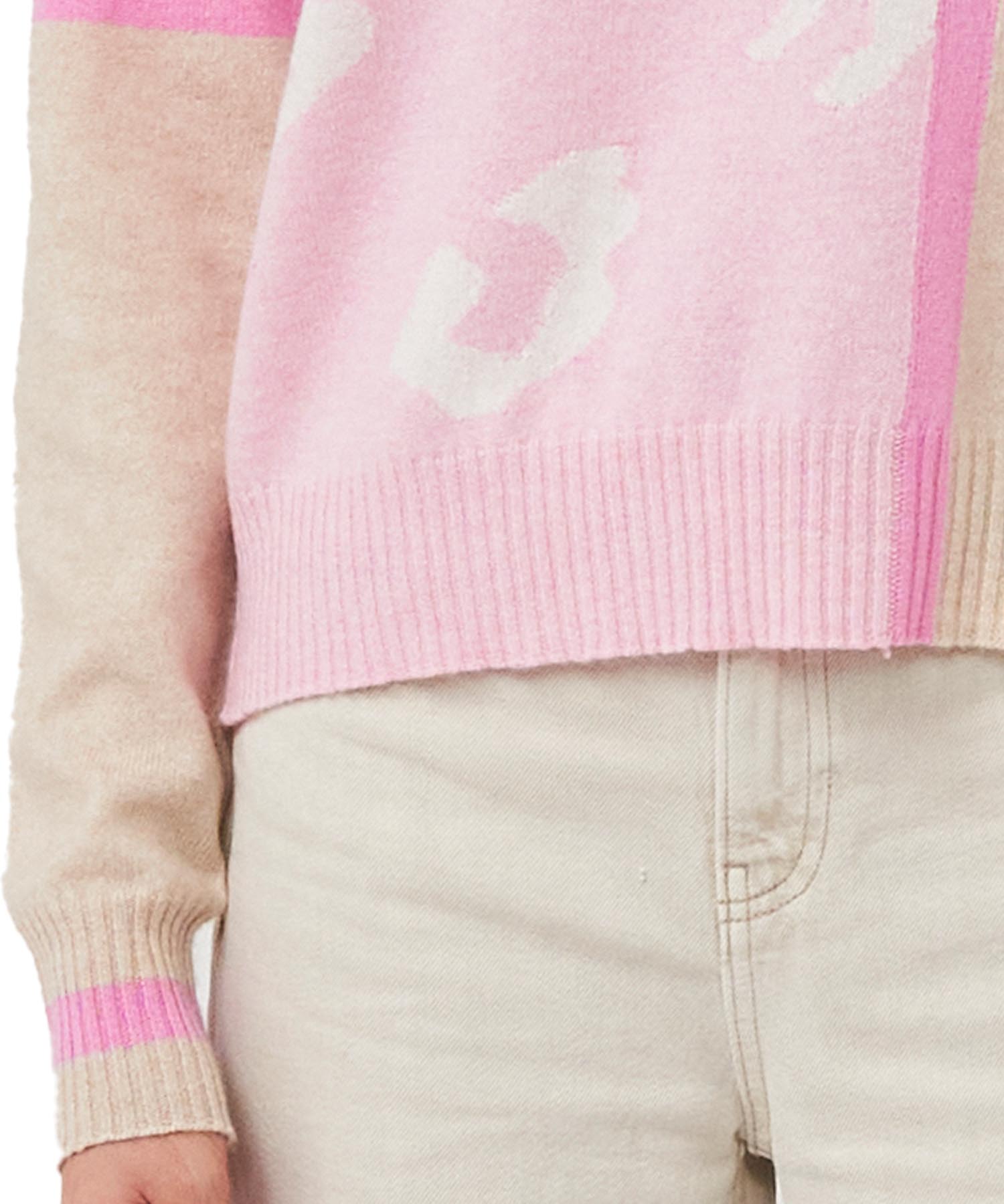 Patchwork-Pullover aus reinem Cashmere von Brodie