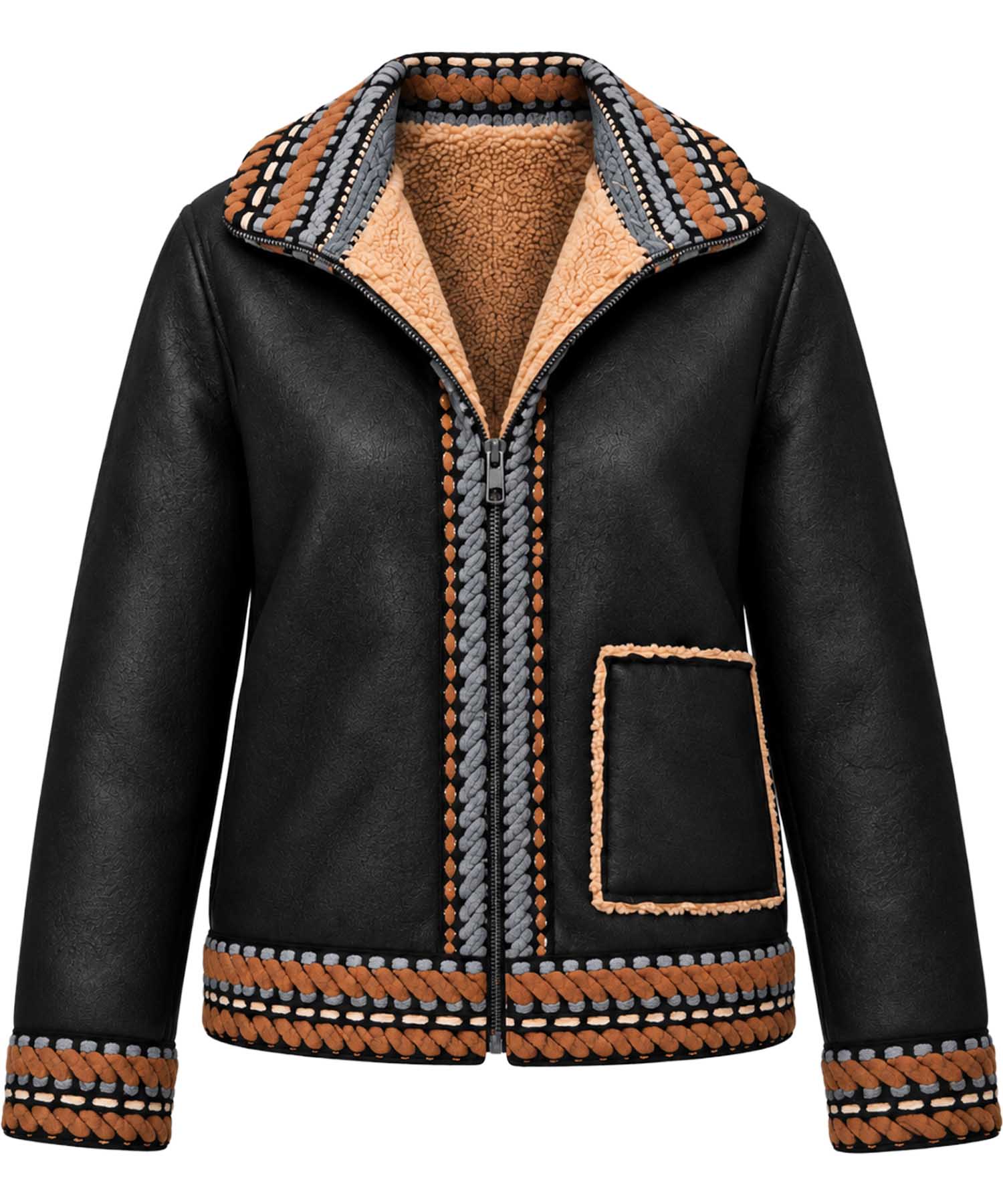 Aldo Martins Wendejacke Beige & Schwarz | Modehaus Wörmann
