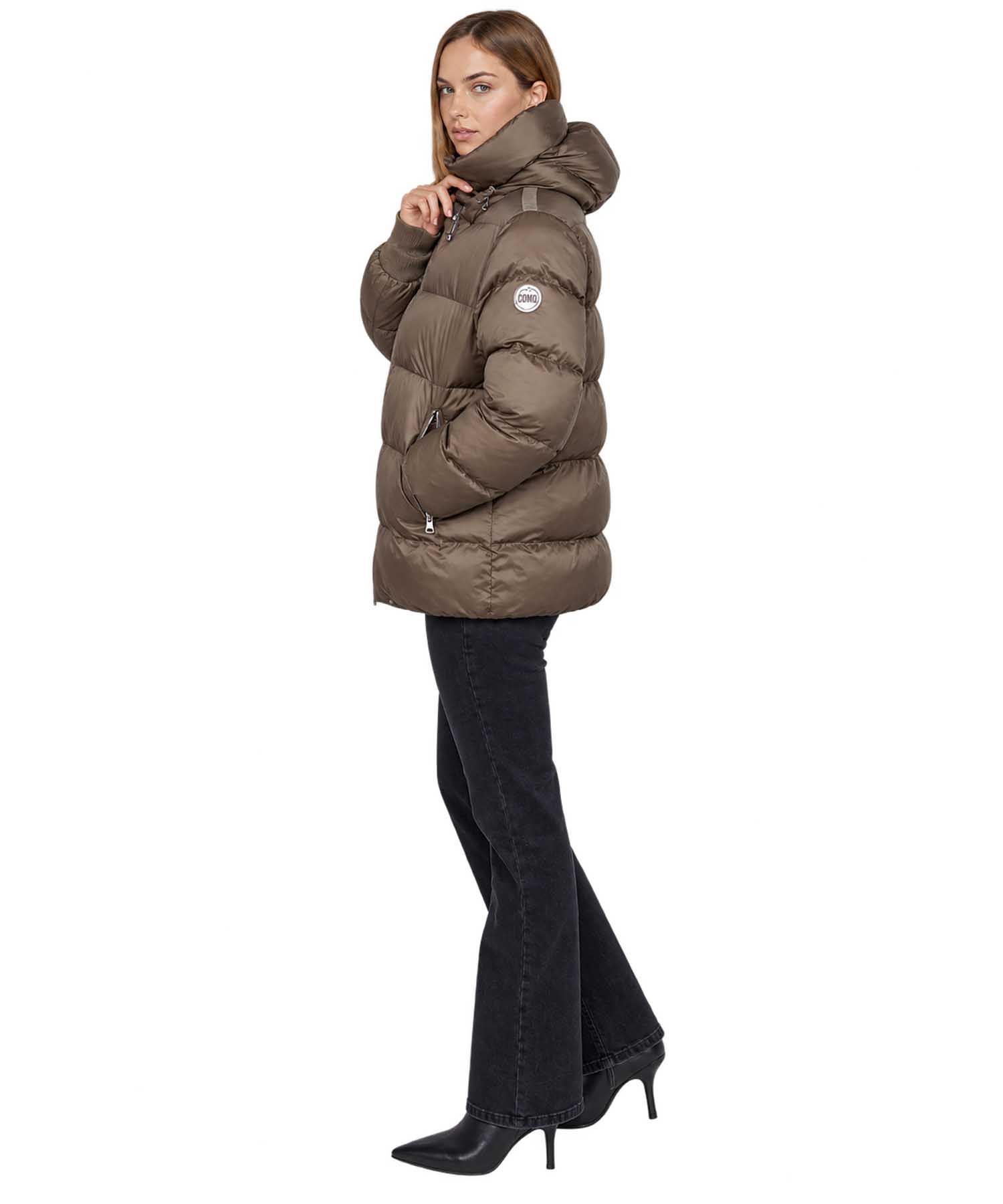 No.1 Como Steppjacke Carrara in Schwarz | Modehaus Wörmann