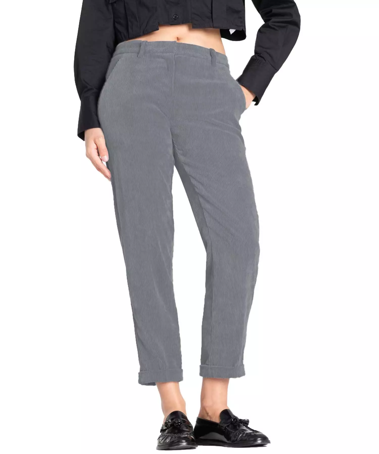 Cambio supersofte Cordhose im Modell Krystal