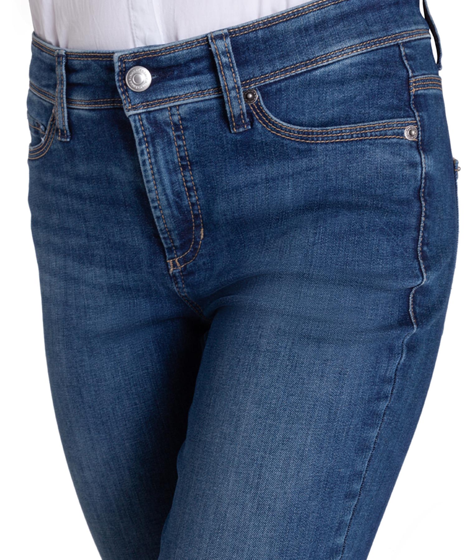 Cambio Jeans Piper short Slim-Fit Cropped in Sophisticated Dark Used | Modehaus Wörmann