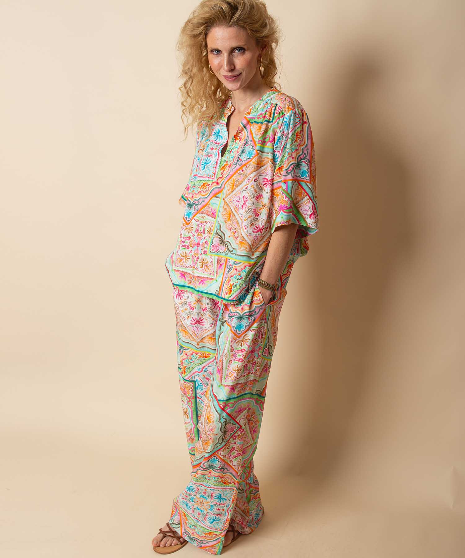 Emily van den Bergh Sommerhose aus reiner Viskose | Modehaus Wörmann