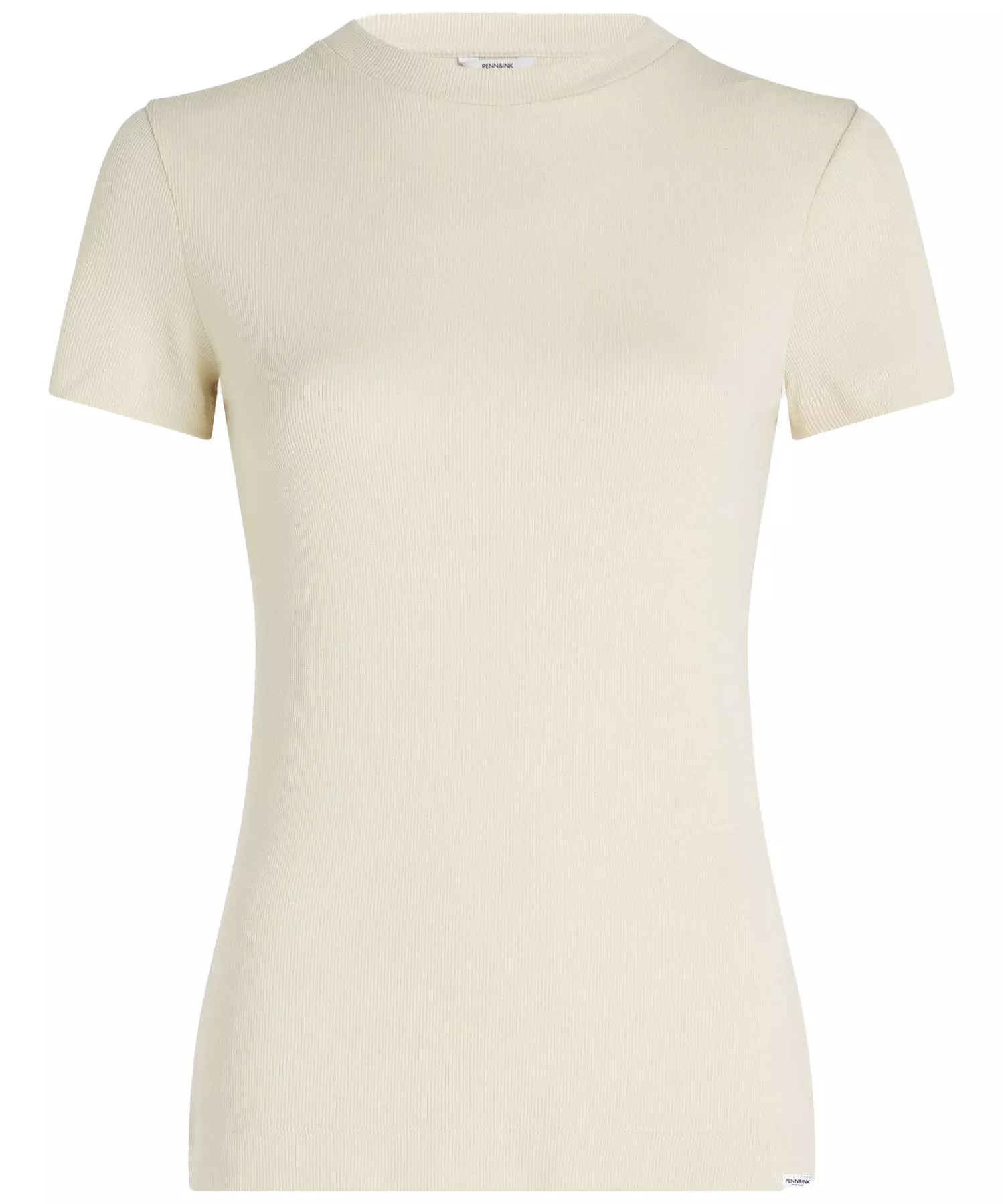 Penn and Ink superweiches Shirt in Rippenstruktur aus Modal