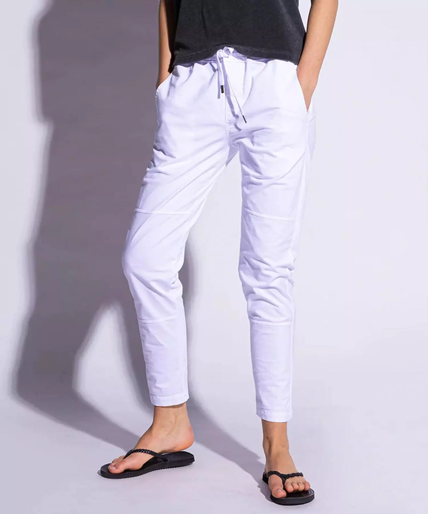 YOU TOO Hose im Materialmix - YOU TWO