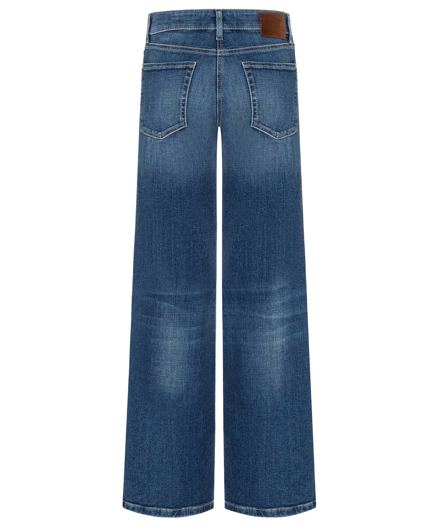 Cambio Modell Tess  | moderne Jeans in mittelblauer Waschung