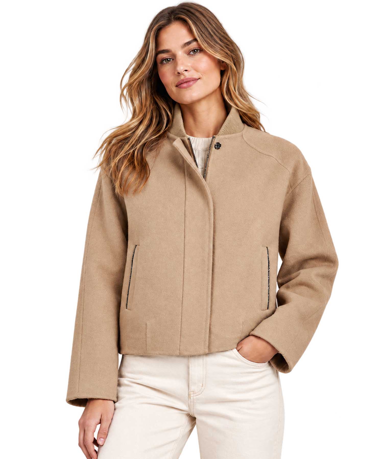 Blonde No. 8 Wolljacke Naomi in Light Beige | Modehaus Wörmann