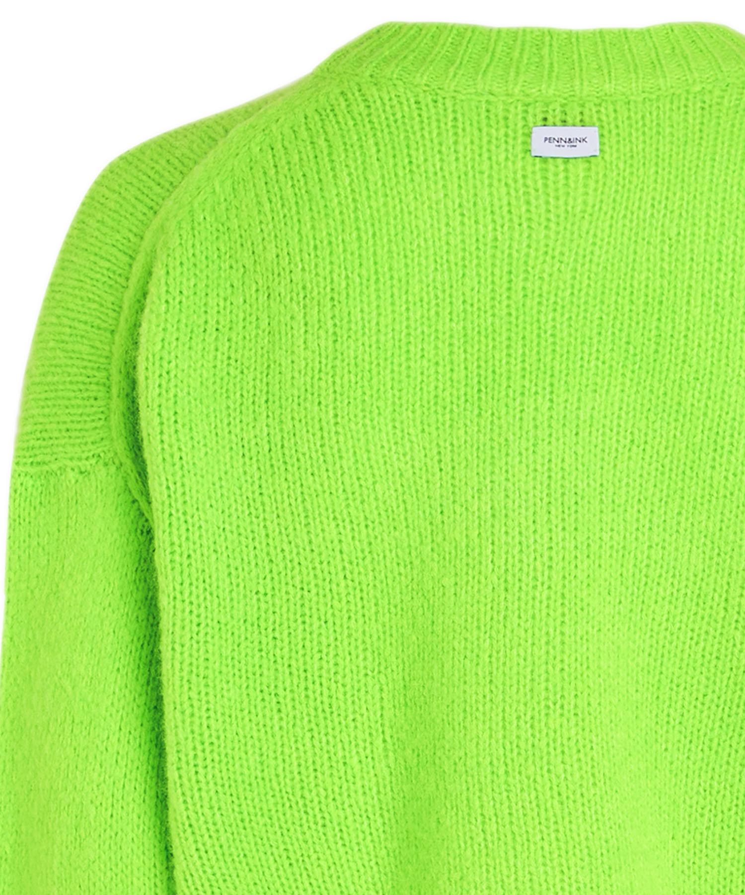Penn and Ink kurzer Pullover mit V-Ausschnitt