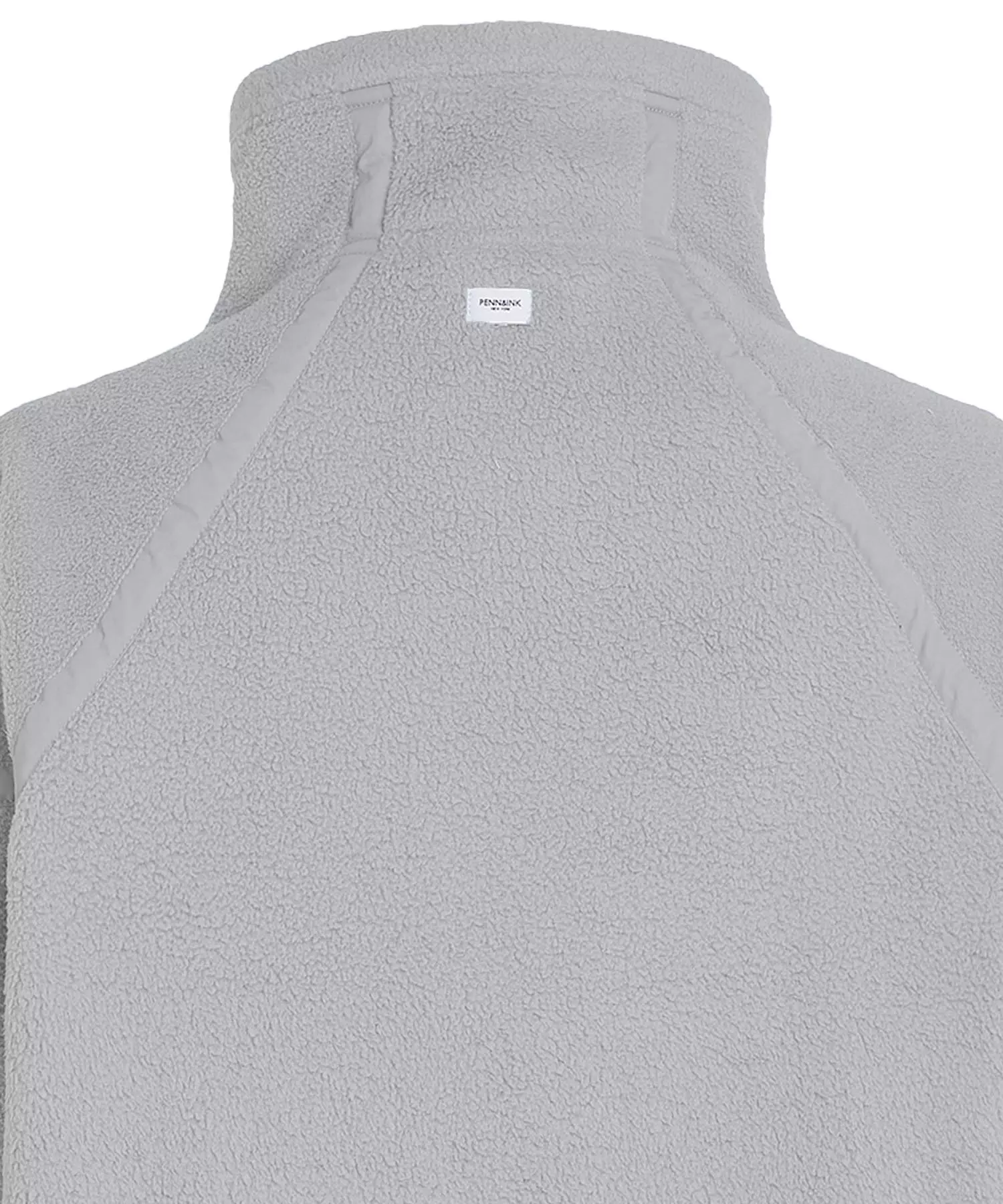 Penn and Ink kuschelige Sweatjacke aus Fleece in grau