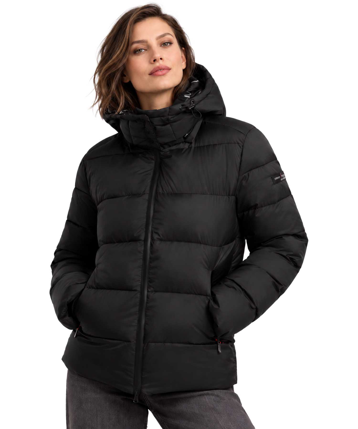 Frieda & Freddies Steppjacke Hero in Schwarz | Modehaus Wörmann