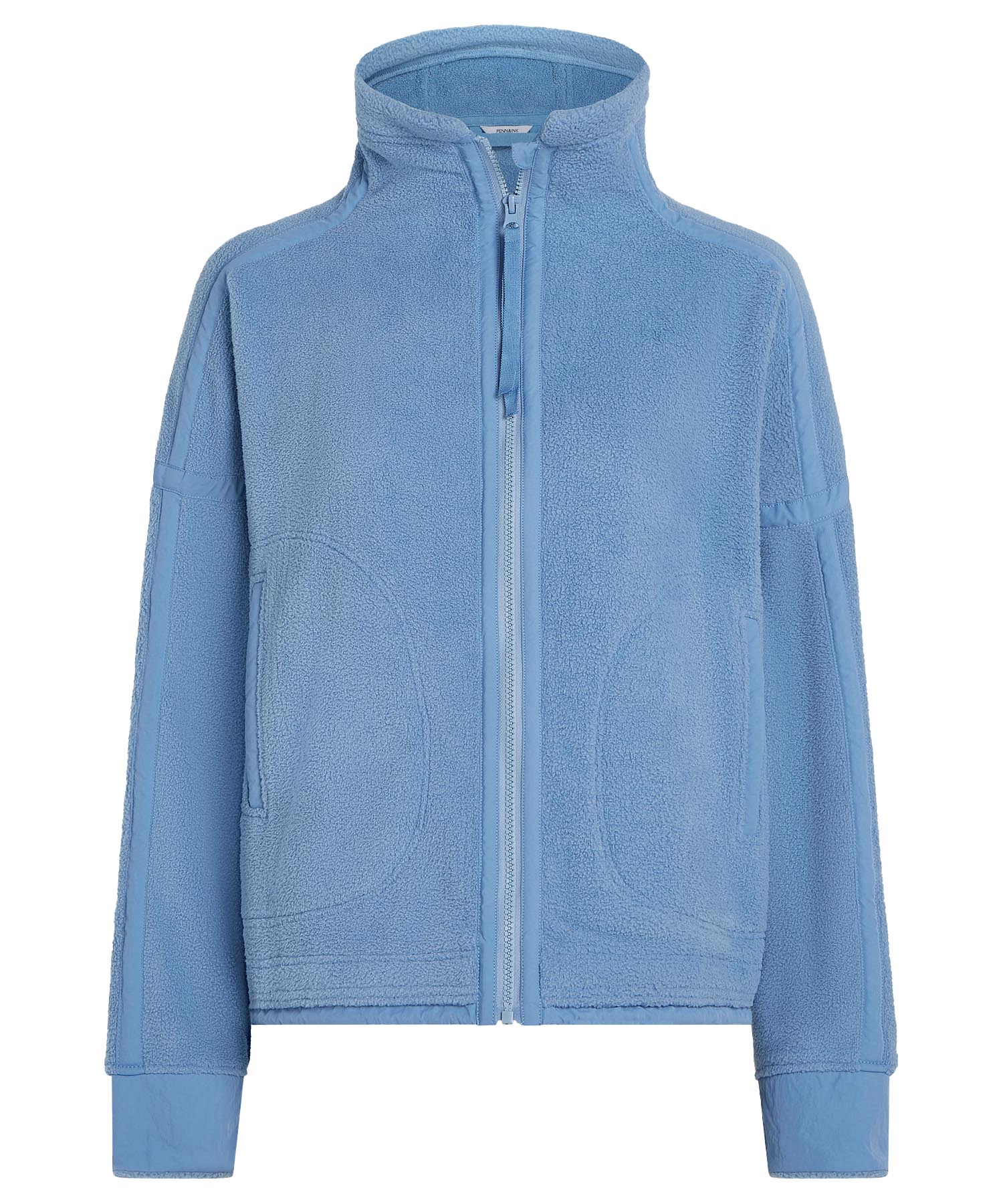 Penn and Ink kuschelige Sweatjacke aus Fleece in blue