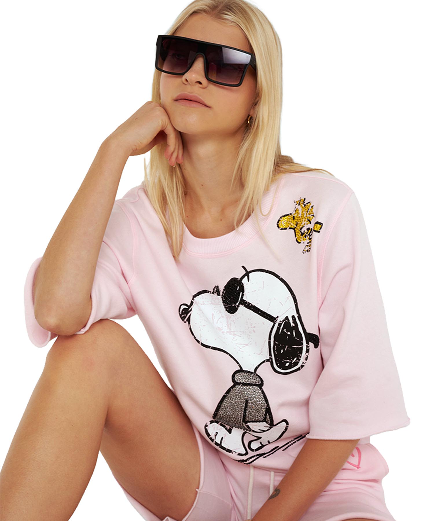 Princess goes Hollywood Sweatpullover Snoopy Cool Walk in Rosé | Modehaus Wörmann