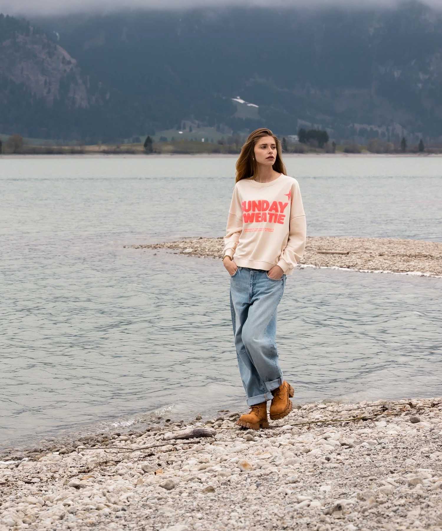Grace Sweatshirt Sweat Sunday in Creme