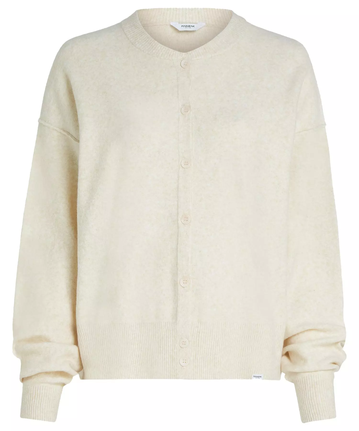 Penn and Ink Cardigan aus flauschiger Baumwollmischung