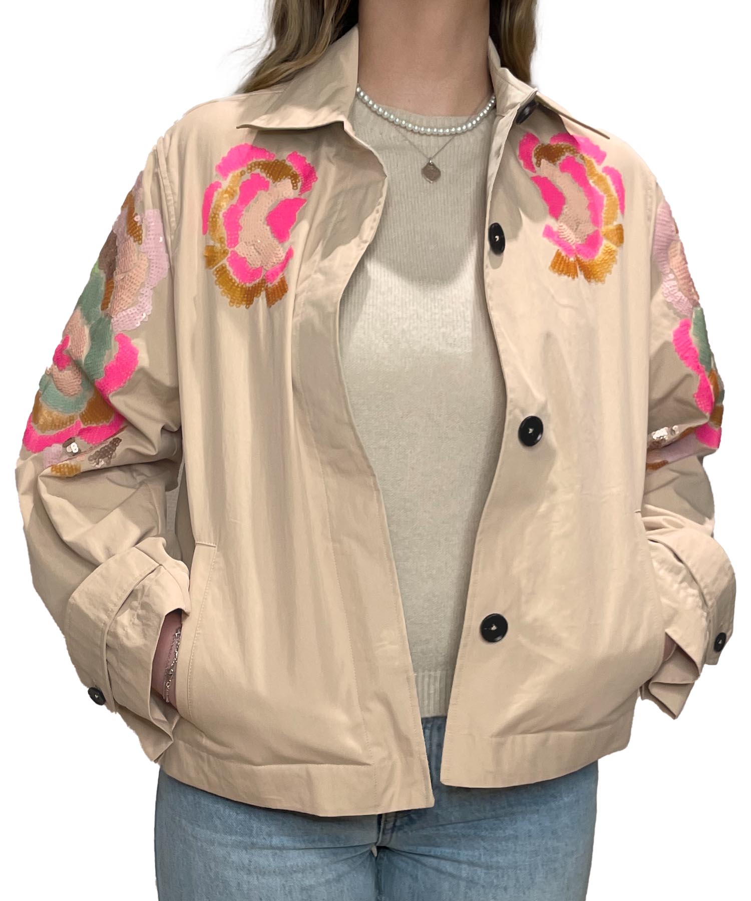 Como No. 1 Jacke Modell Blue in der Farbe sand