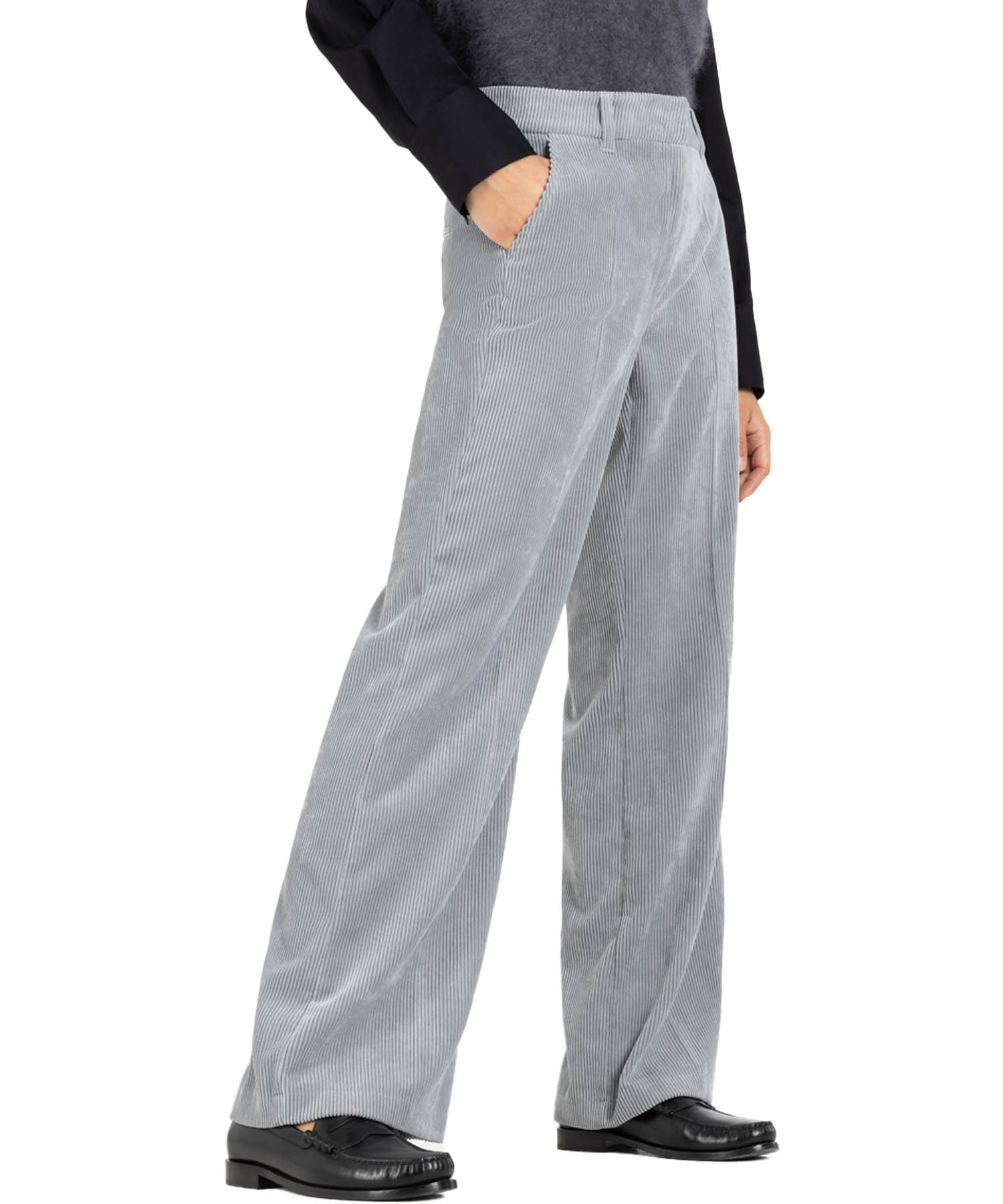 Cambio Amelie Cordhose – Damen Wide-Leg in Cord