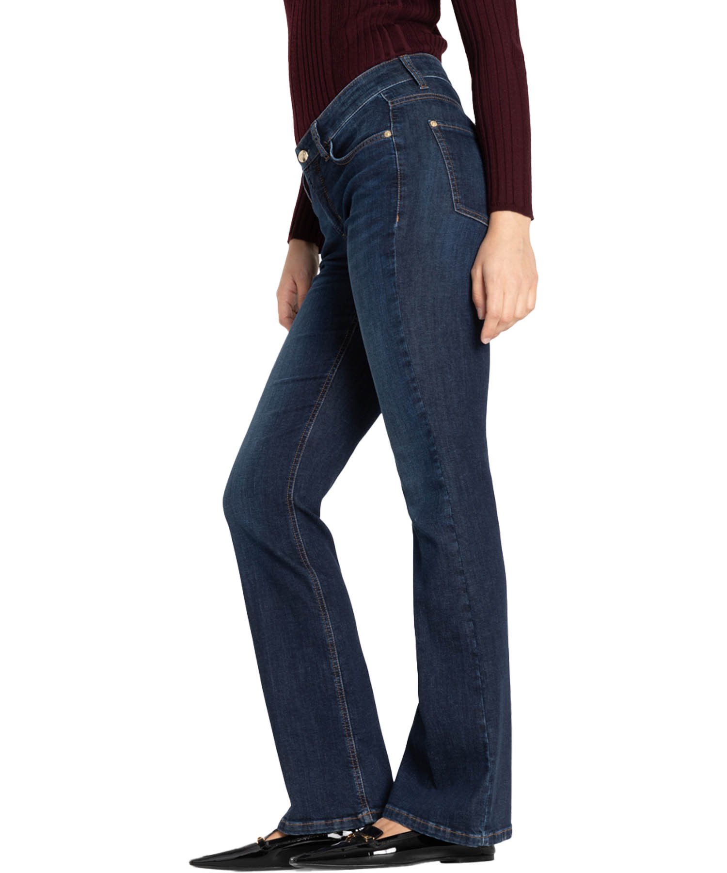 Cambio Jeans Paris flared in dunkelblau