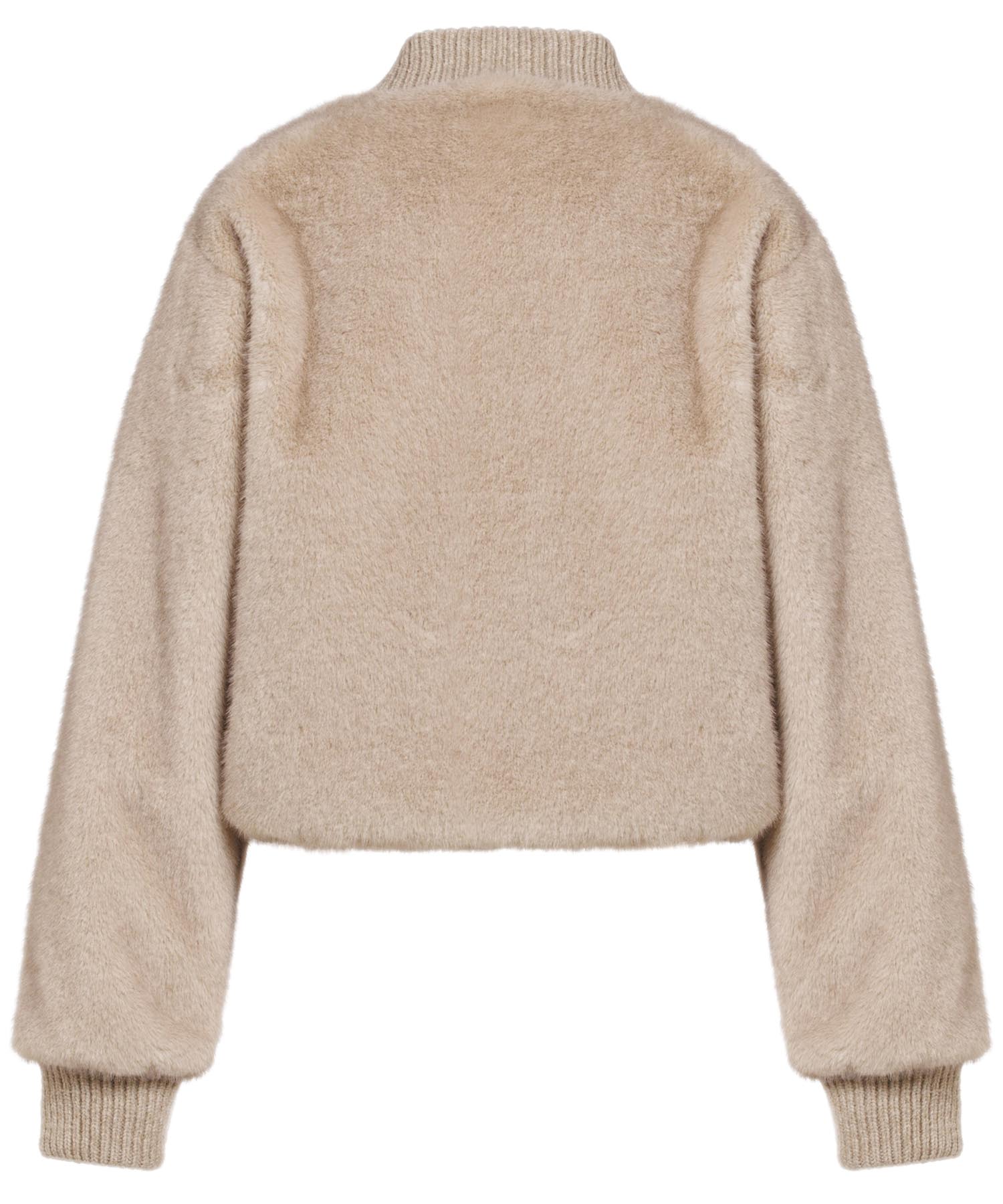 Beaumont kurze Jacke aus Webpelz