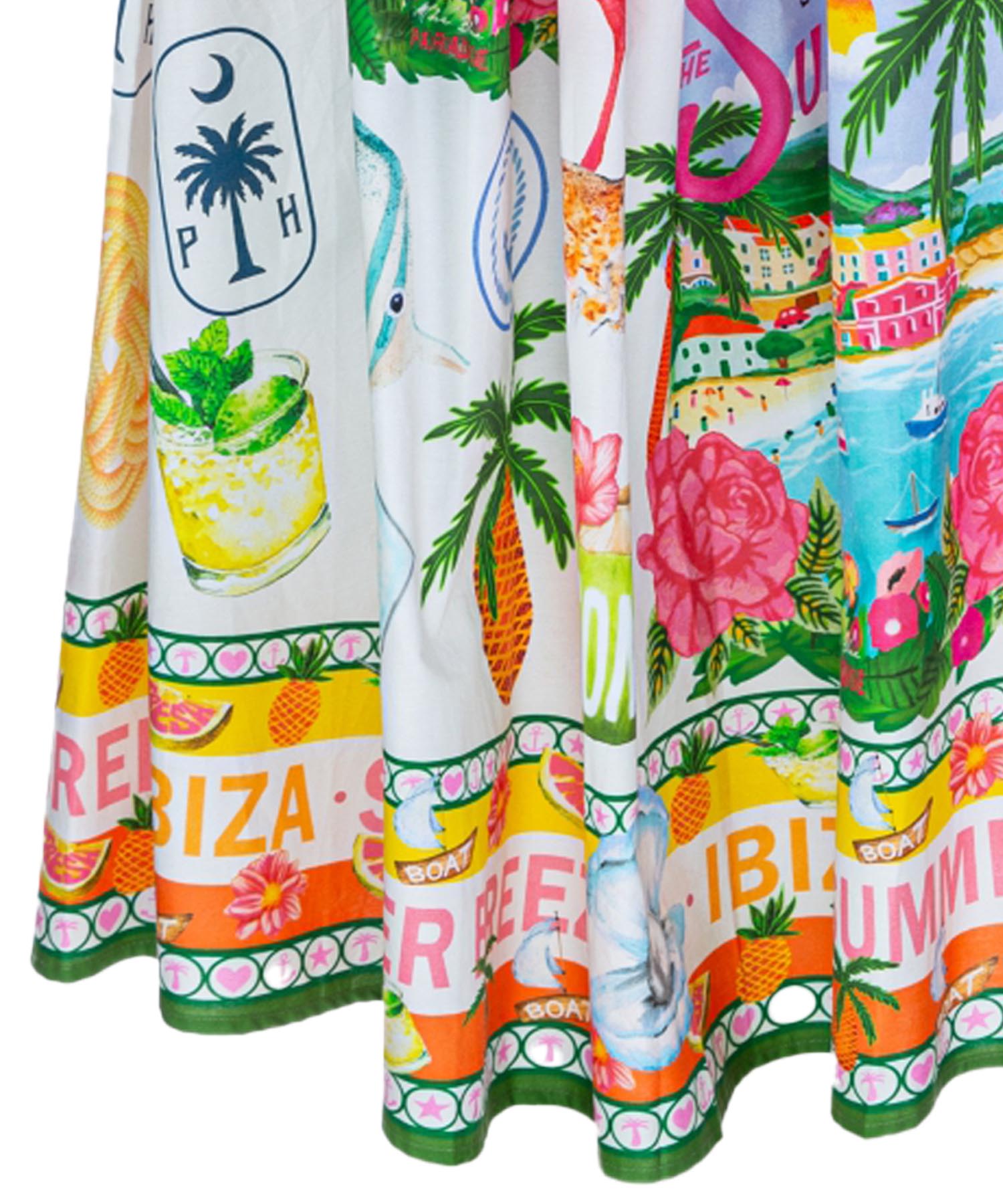 Princess goes Hollywood Rock in Midilänge im floralen Print