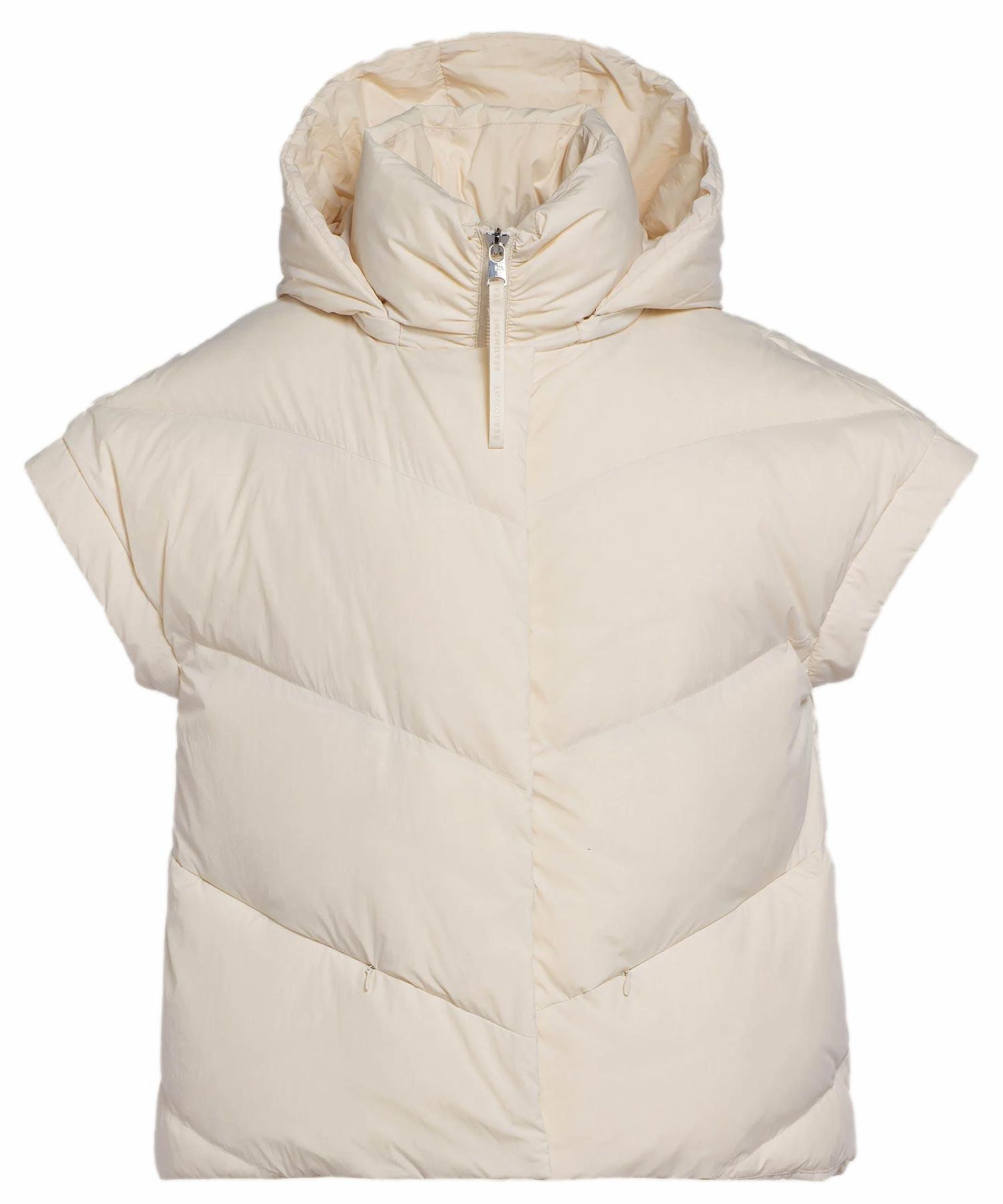 Beaumont federleichte Daunenweste im Puffer-Stil in offwhite