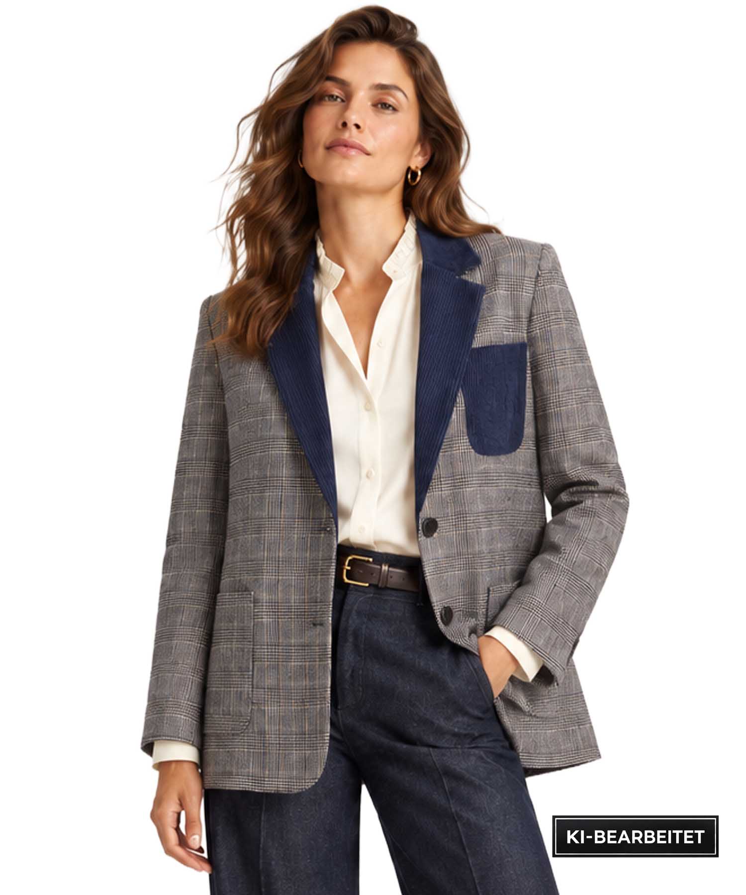 ME369 Blazer Tatum Classic Navy Plaid | Modehaus Wörmann