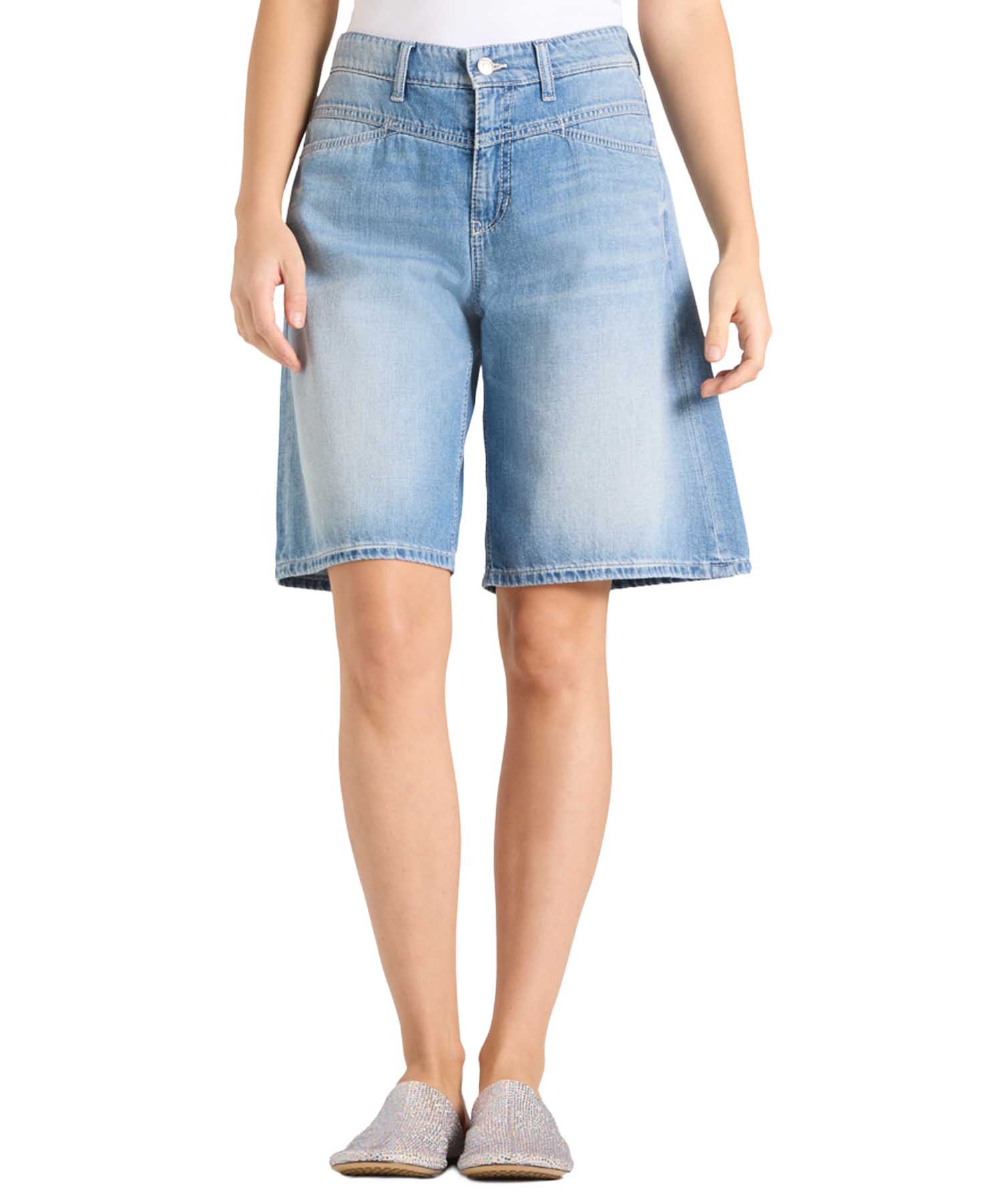 Cambio Jeans Elin Bermuda im Barrel Fit | Modehaus Wörmann