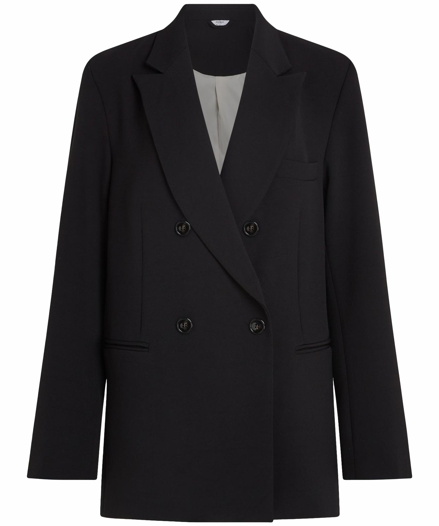 Penn and Ink lässiger oversized Blazer in schwarz