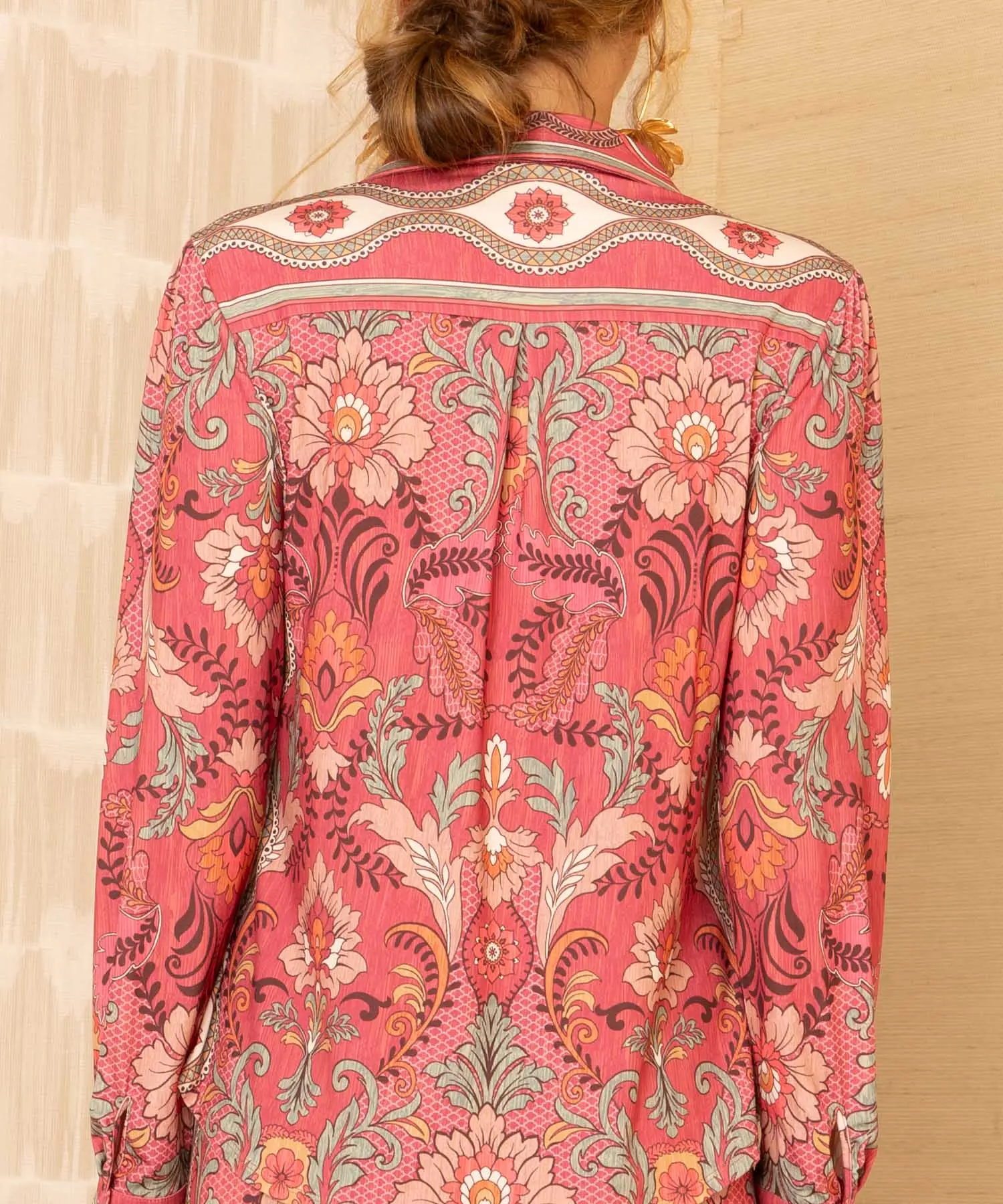 Hale Bob - Bluse Gwen | in Rot-Tönen | Langarm