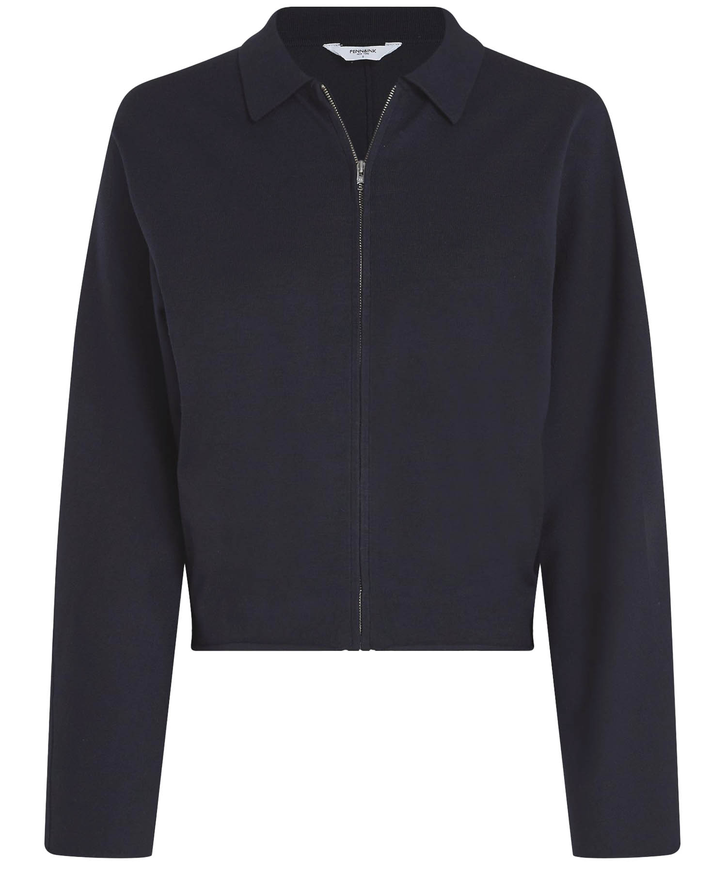 Penn & Ink Cardigan mit Reißverschluss